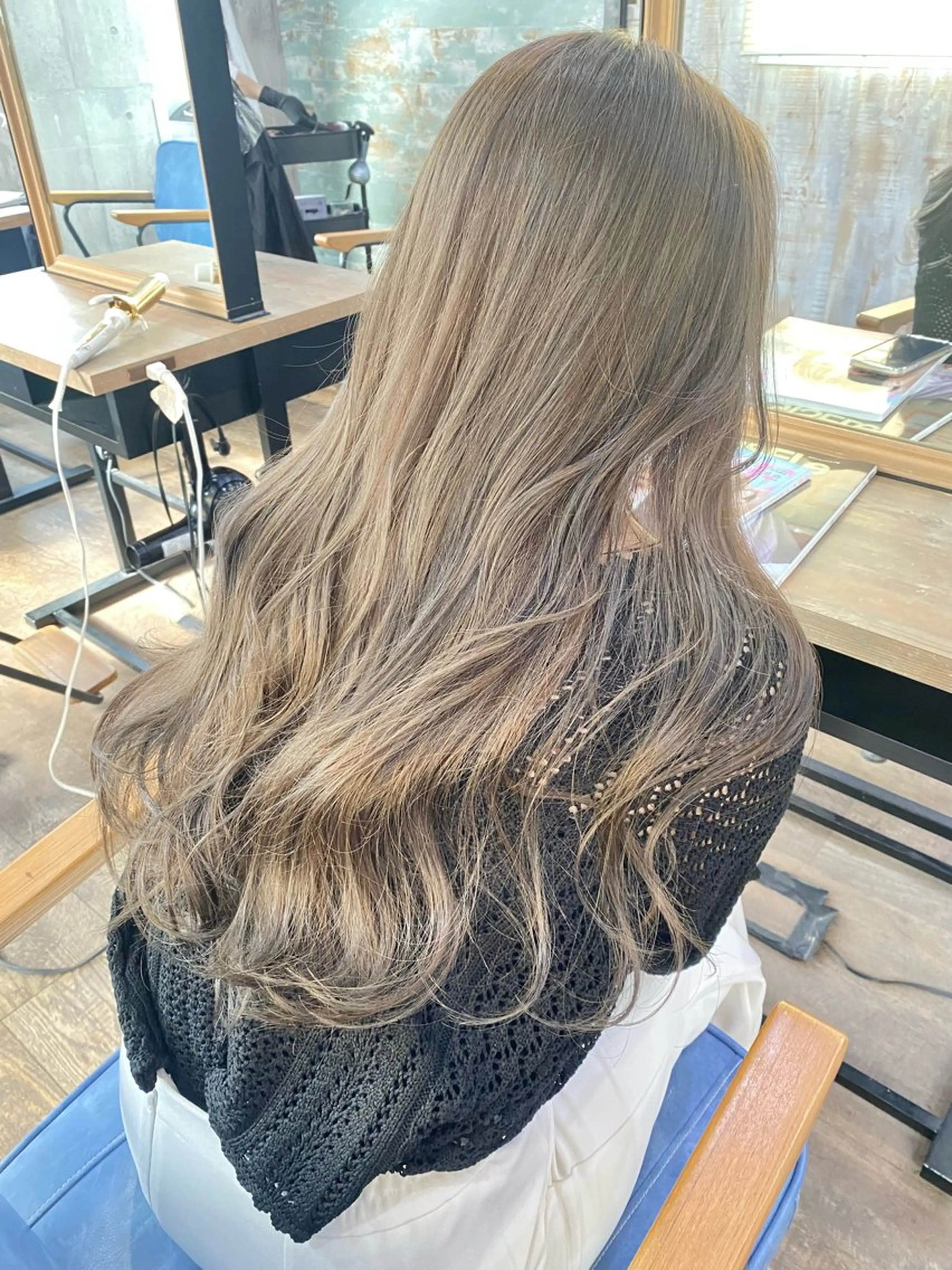 【🌟平日限定クーポン🌟🥉】似合わせカット+髪質改善カラー+超音波TOKIOトリートメント+マイクロバブルの写真