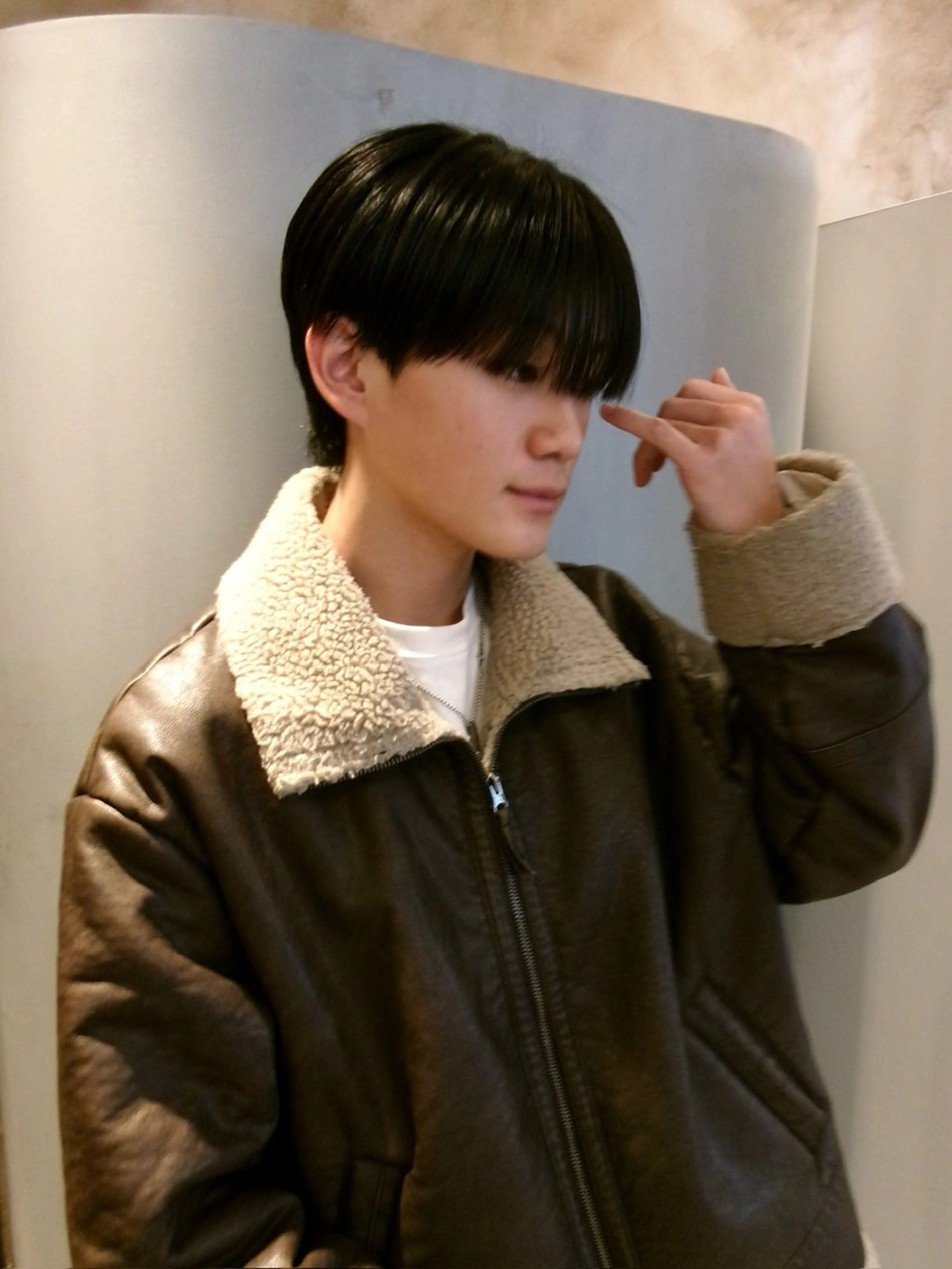 メンズ マッシュ シースルーマッシュ カット lot Karen / 心斎橋のヘアスタイル