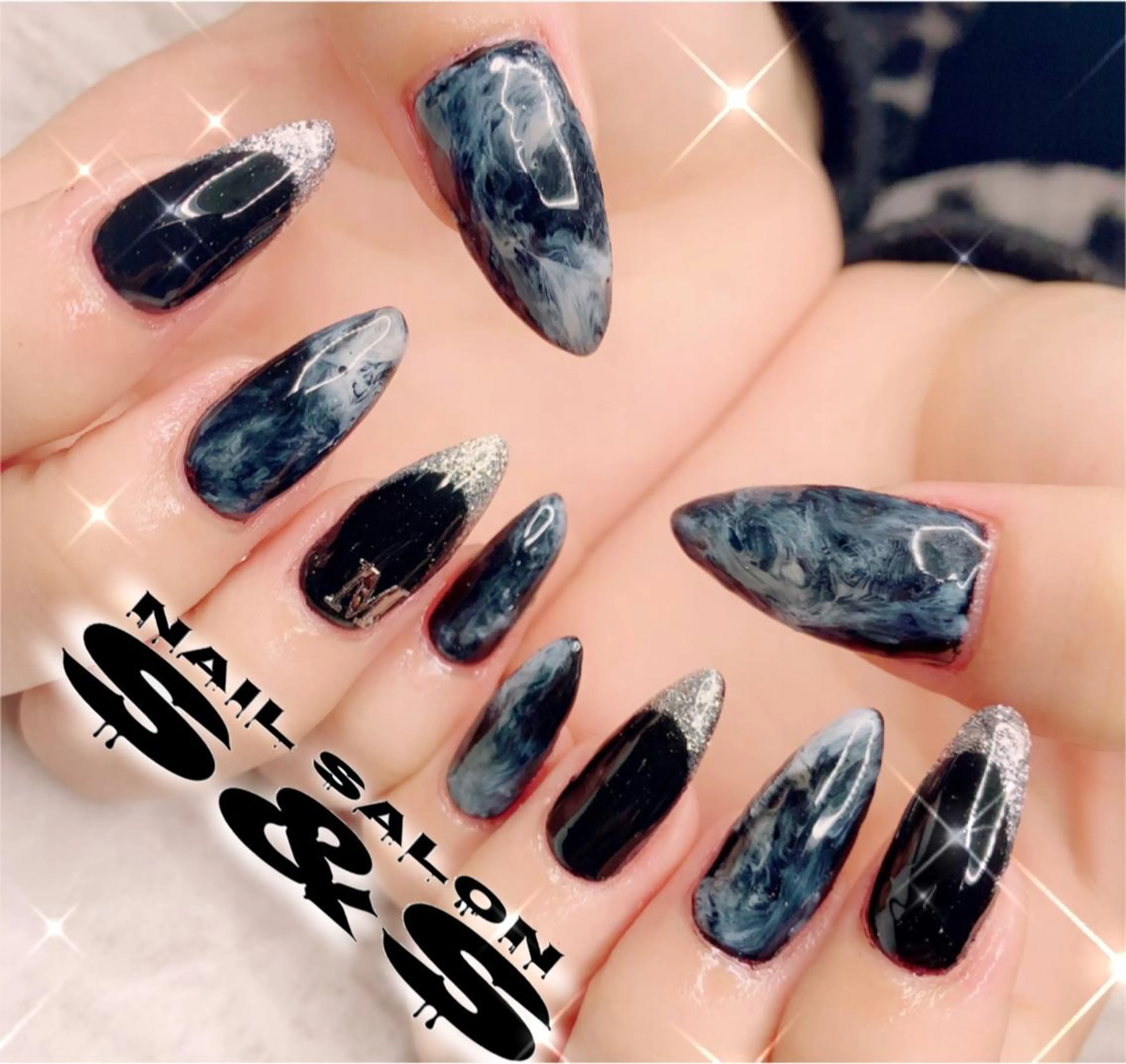 ネイル 長さ出し メンズネイル 持ち込み スカルプネイル S&S 村田小百合のネイルデザイン