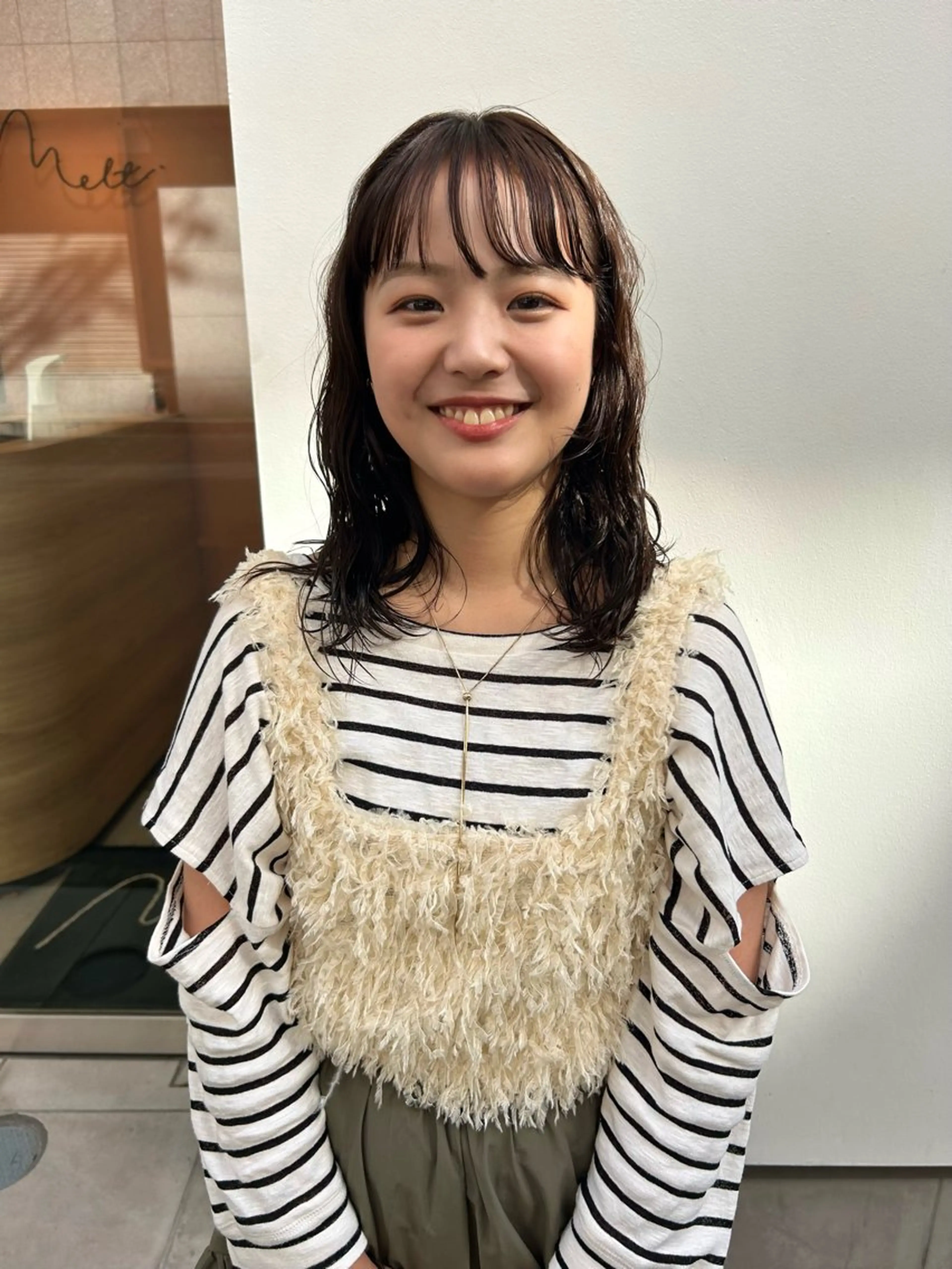 ロング パーマ カット パーマ トリートメント hanabi / パーマのヘアスタイル