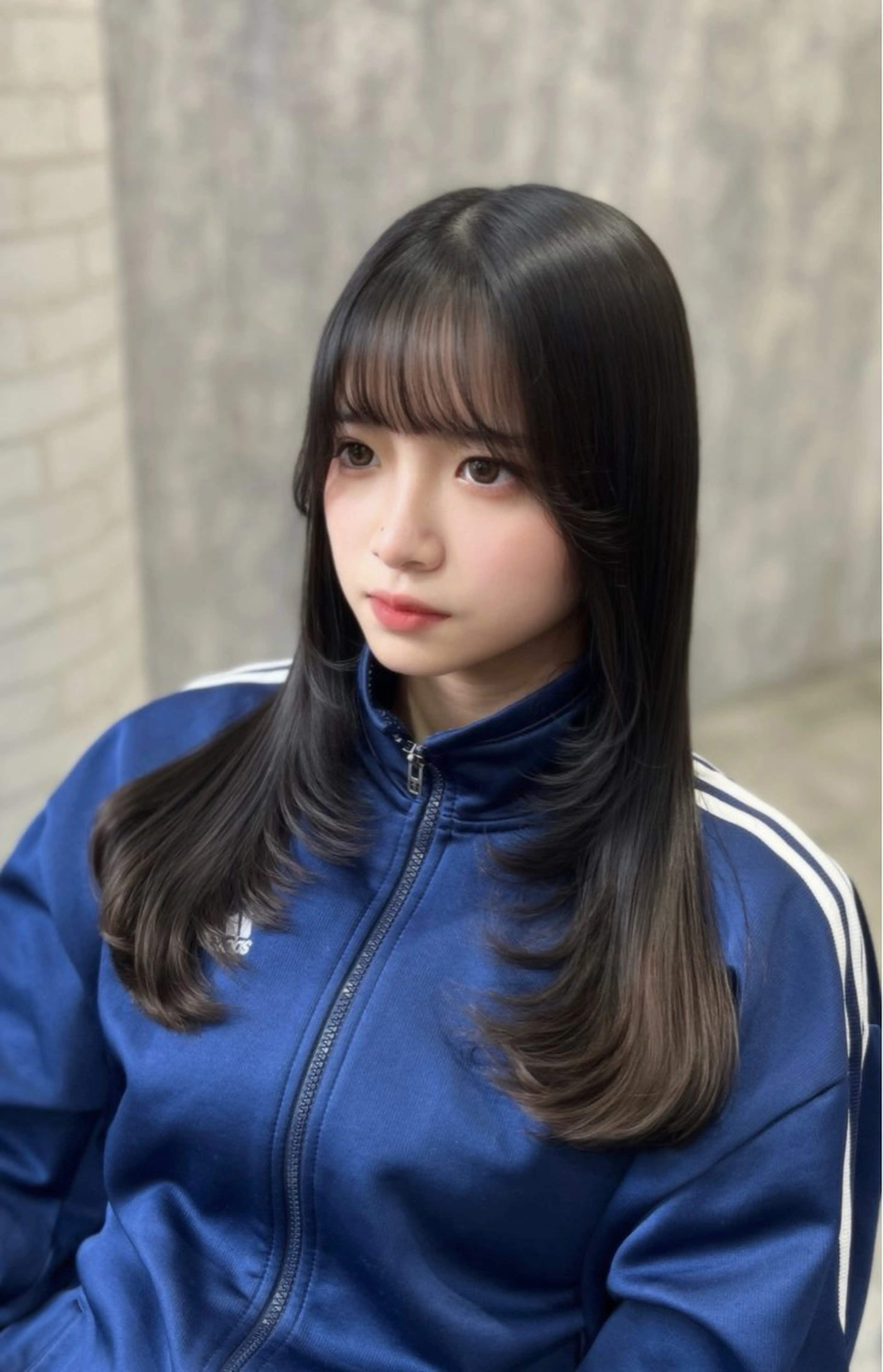 ロング レイヤーカット カット ヘアカラー Zina博多店 CHIHIRO🐄*のヘアスタイル