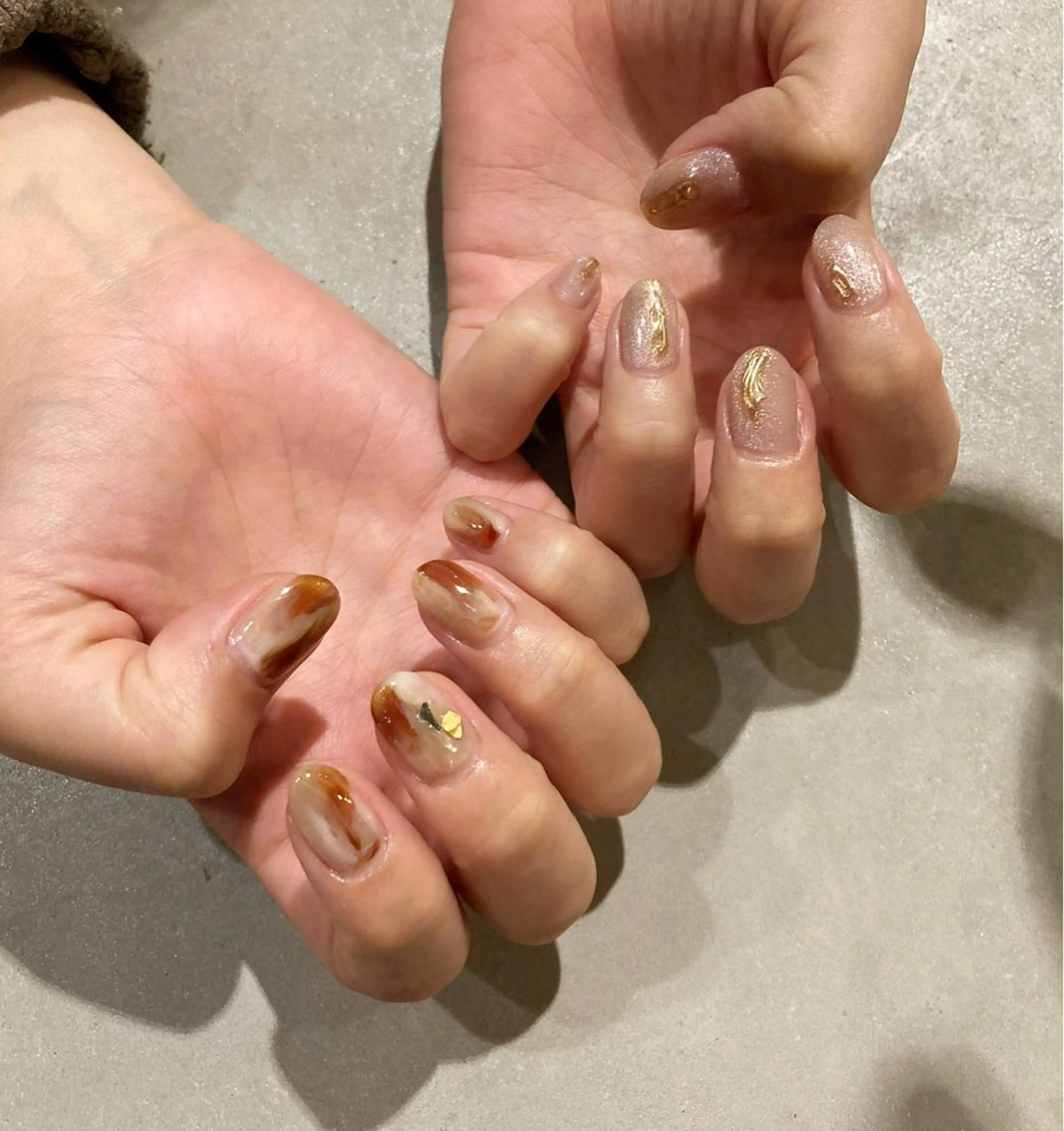 ネイル アートネイル ジェルネイル ニュアンスネイル ハンドネイル nail salon Soeurのネイルデザイン
