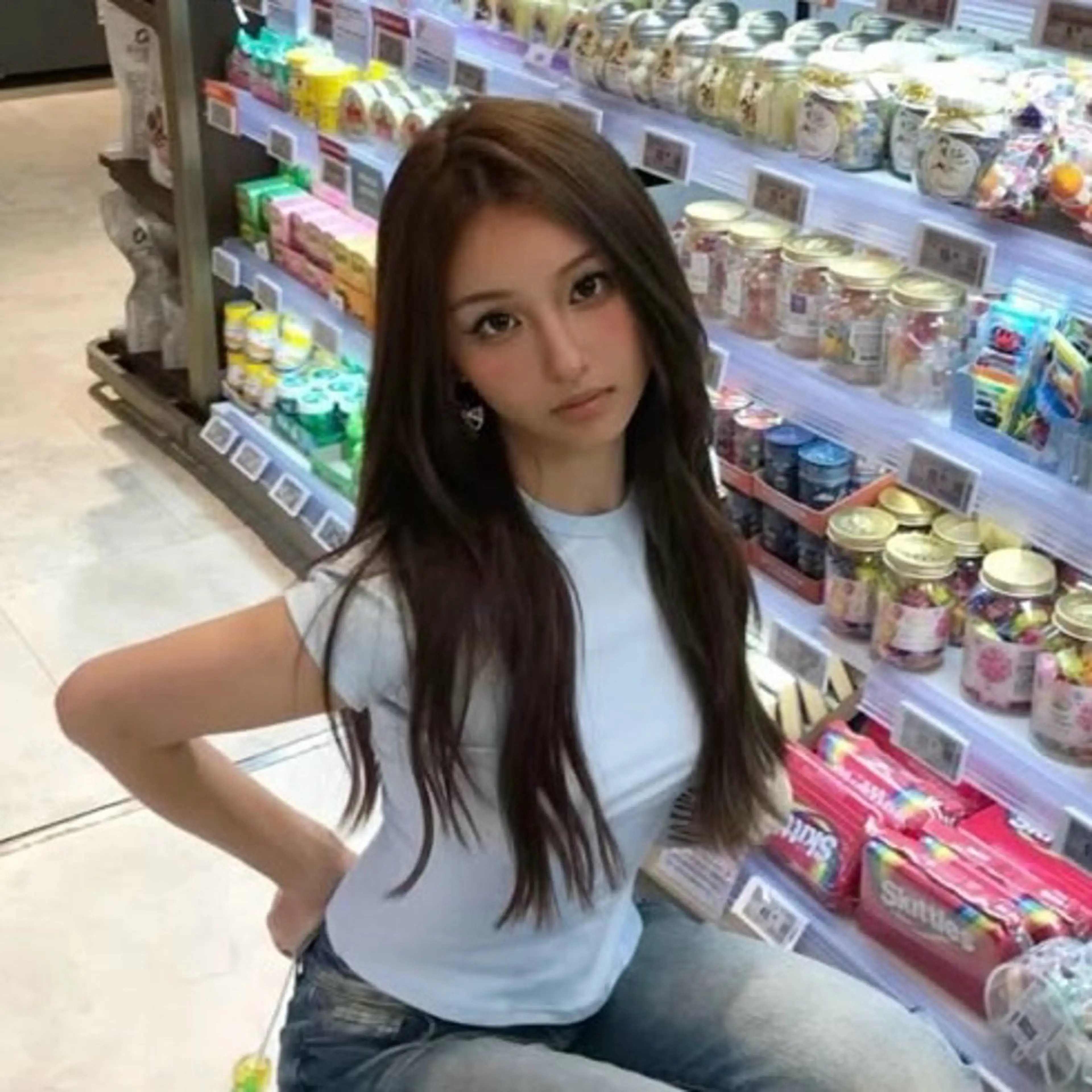 ロング カラー ヘアアレンジ カット ヘアカラー 大人っぽ中韓レディ ヘア🤍MAOのヘアスタイル