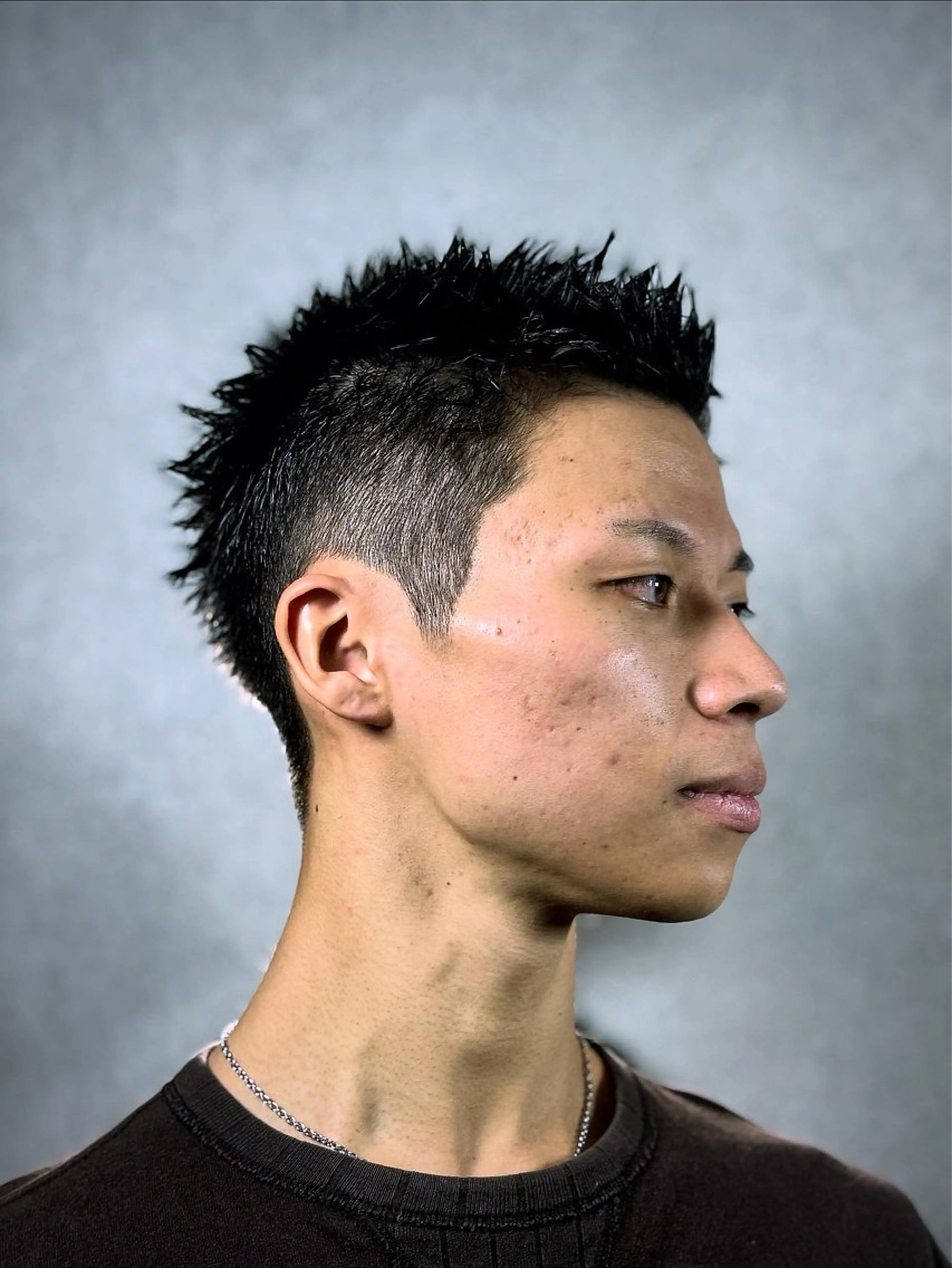 ショート メンズ スパイキーショート ショートヘア BARBER MAKI所属・牧 龍佑のヘアスタイル