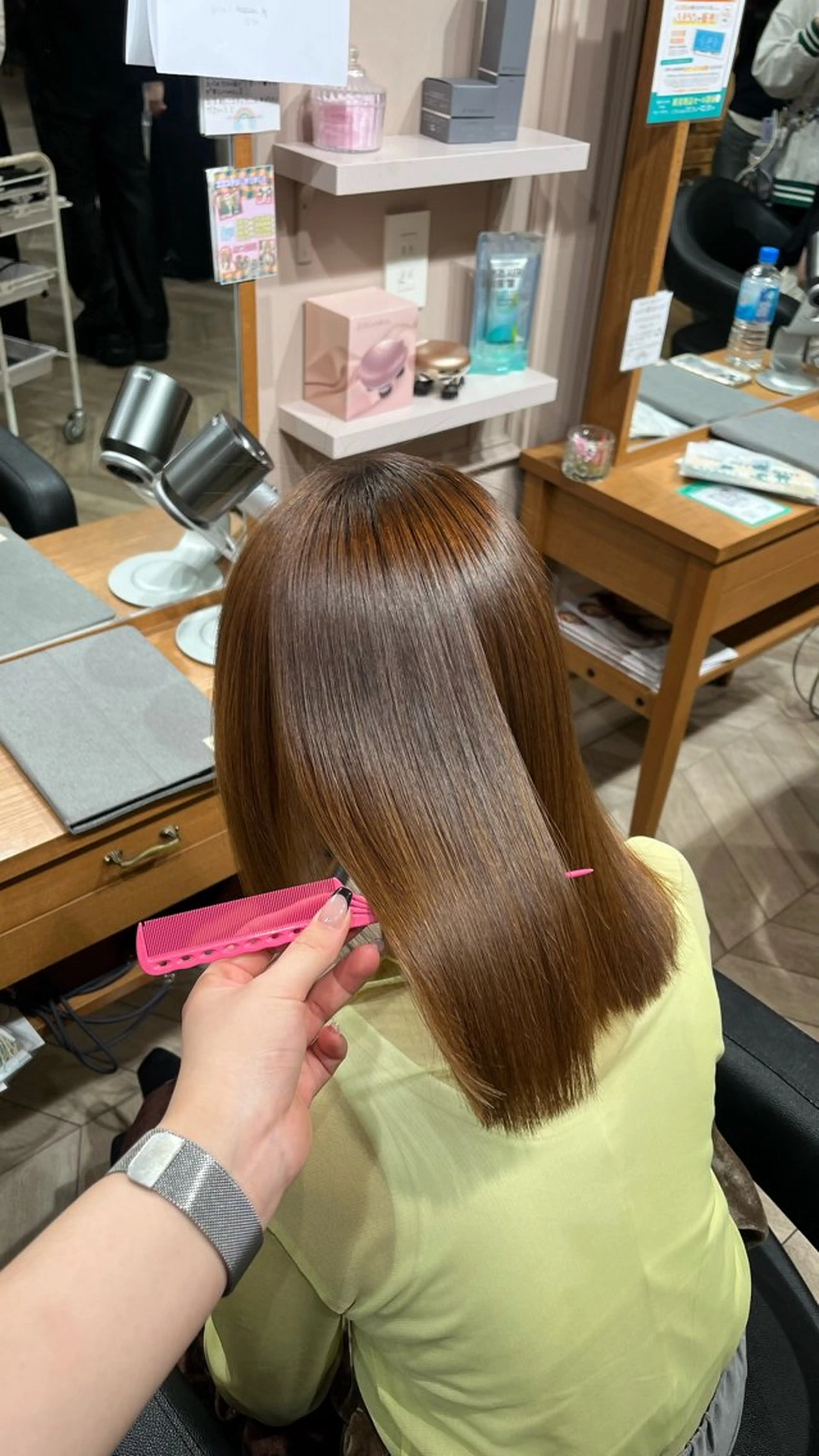 ミディアム 韓国レイヤー×髪質 改善 haru🎀のヘアスタイル