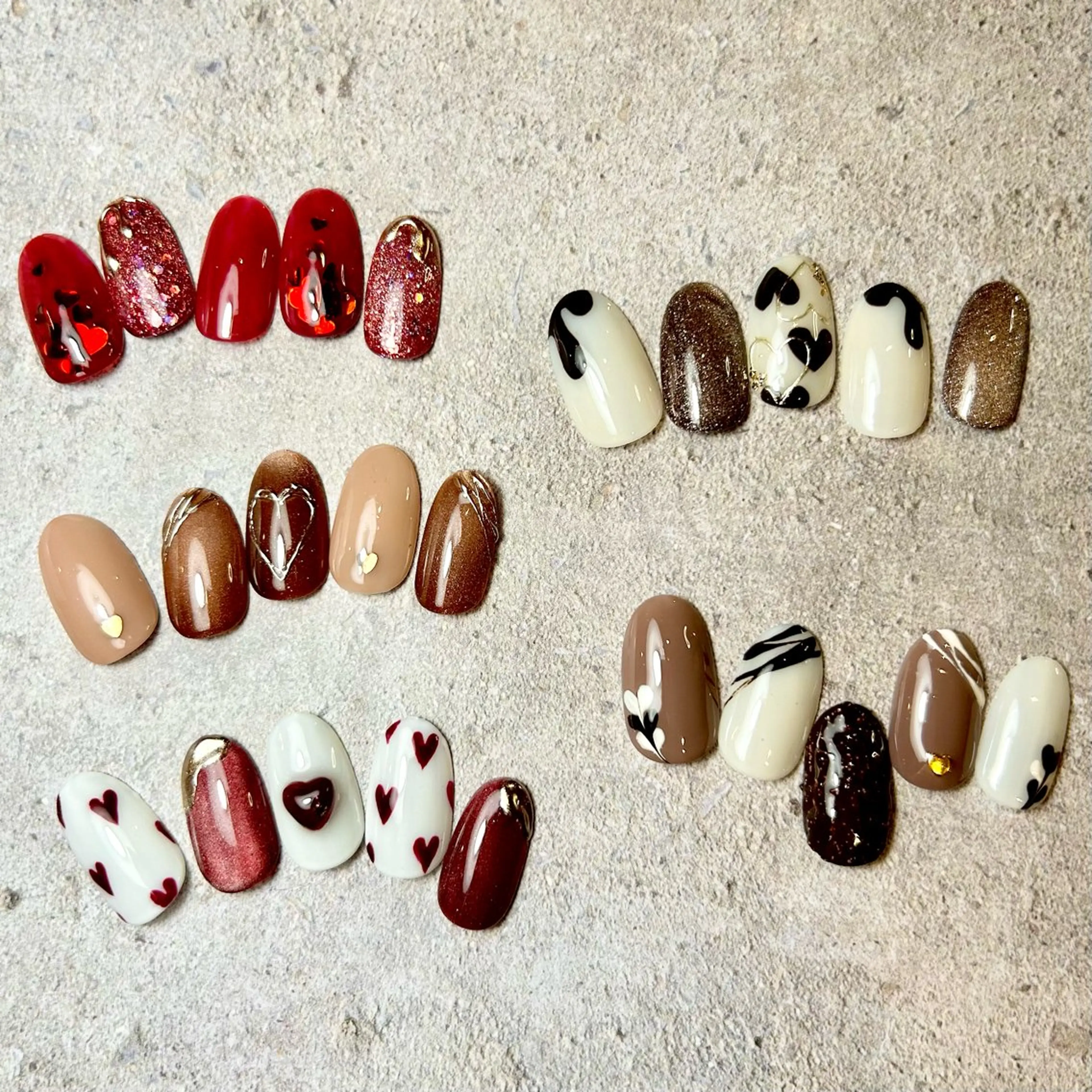 ネイル バレンタイン Reflection marikoのネイルデザイン