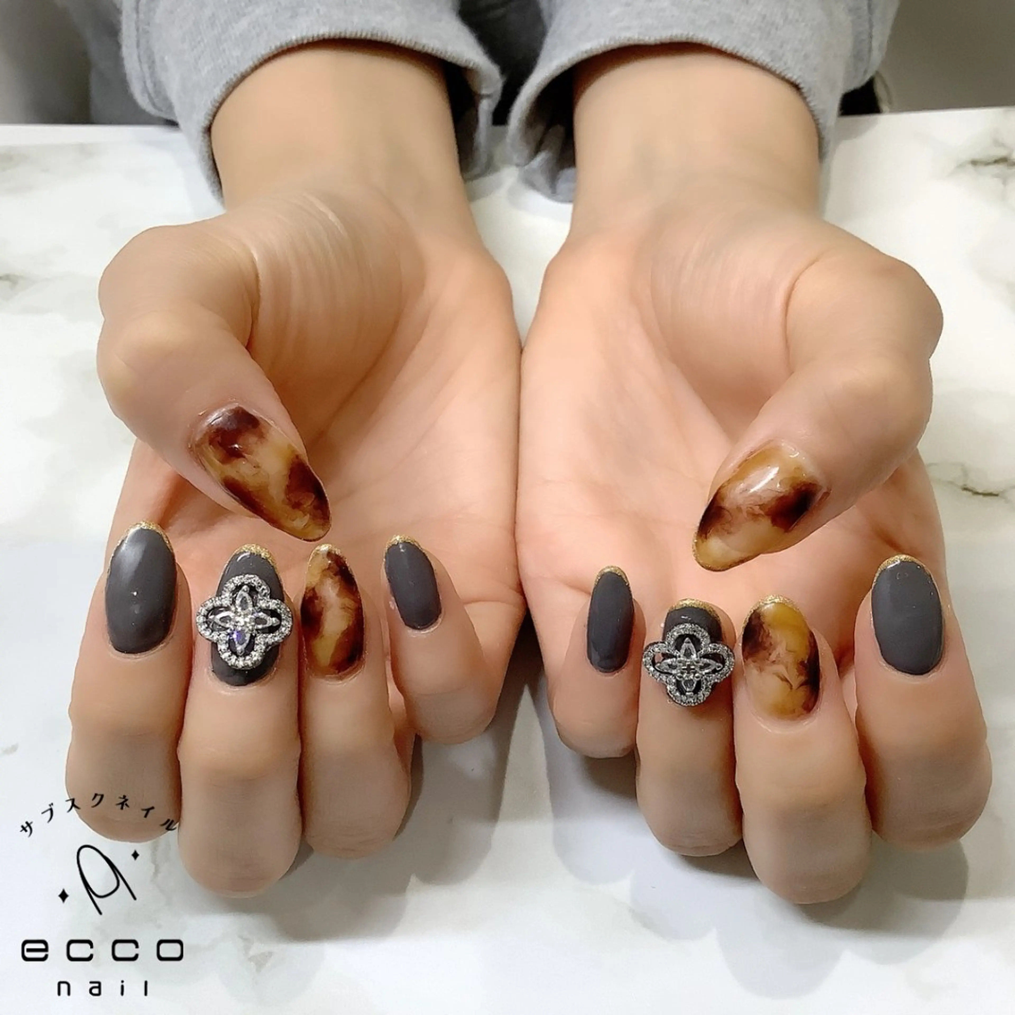 ネイル ハンドネイル eccoネイル千早 Nanakoのネイルデザイン