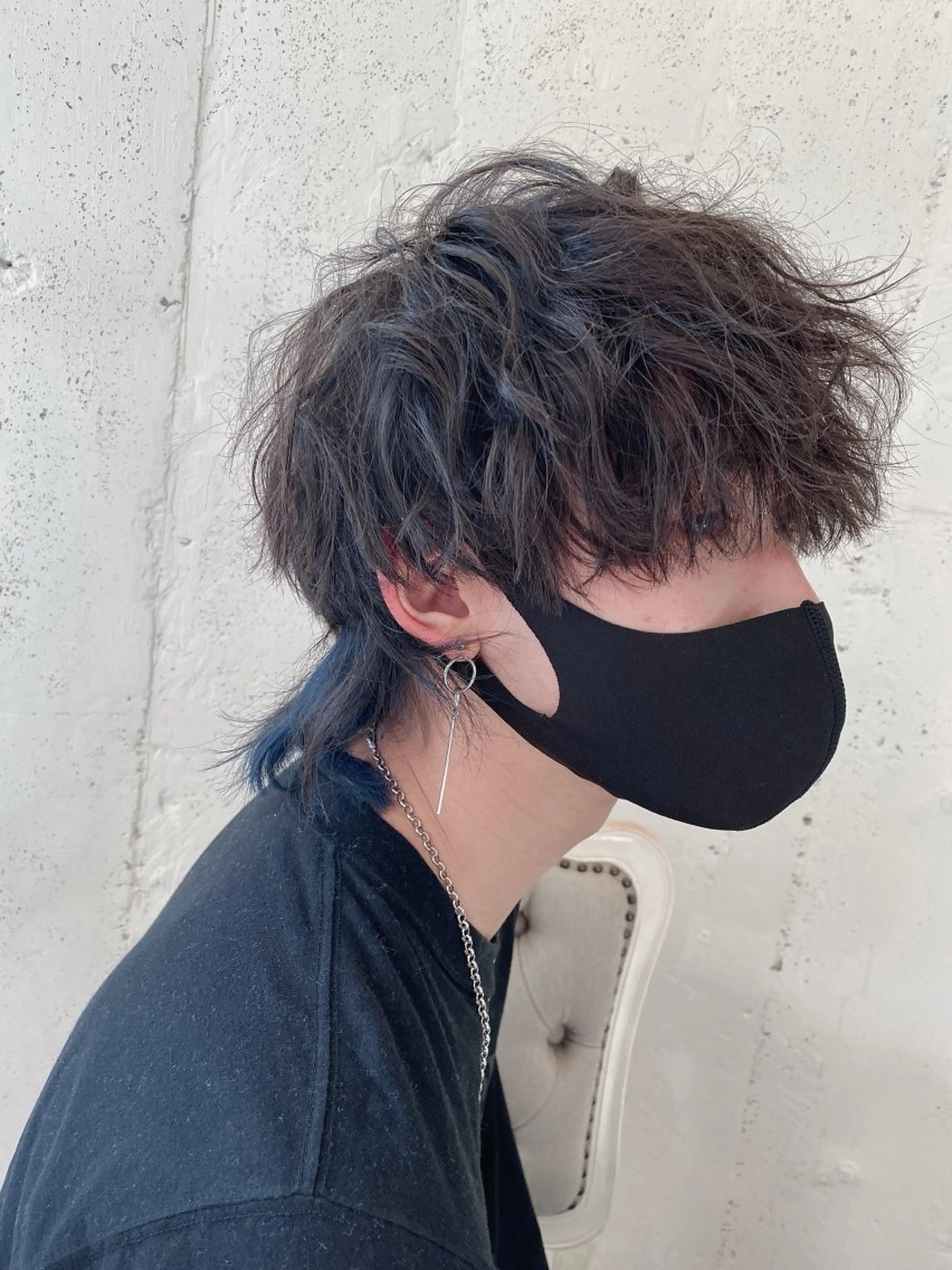 ミディアム カラー ヘアアレンジ メンズ NEXT NEO所属・メンズヘア静岡 ✂︎Ryuheiのヘアスタイル