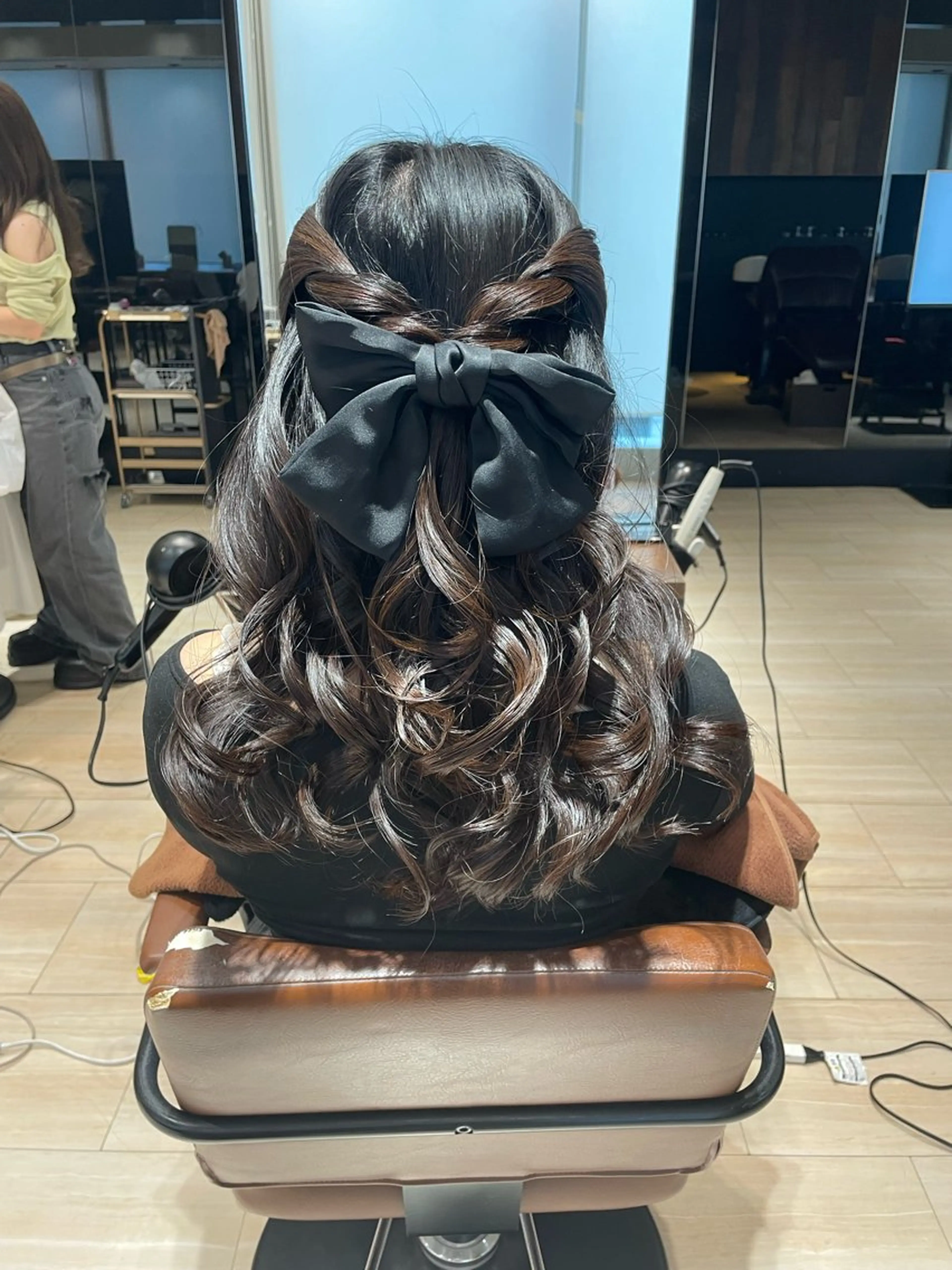 ヘアアレンジ ハーフアップ ヘアセット AFLOAT RUVUA smart saron所属・レイヤーカット/ アレンジ/うみのヘアスタイル