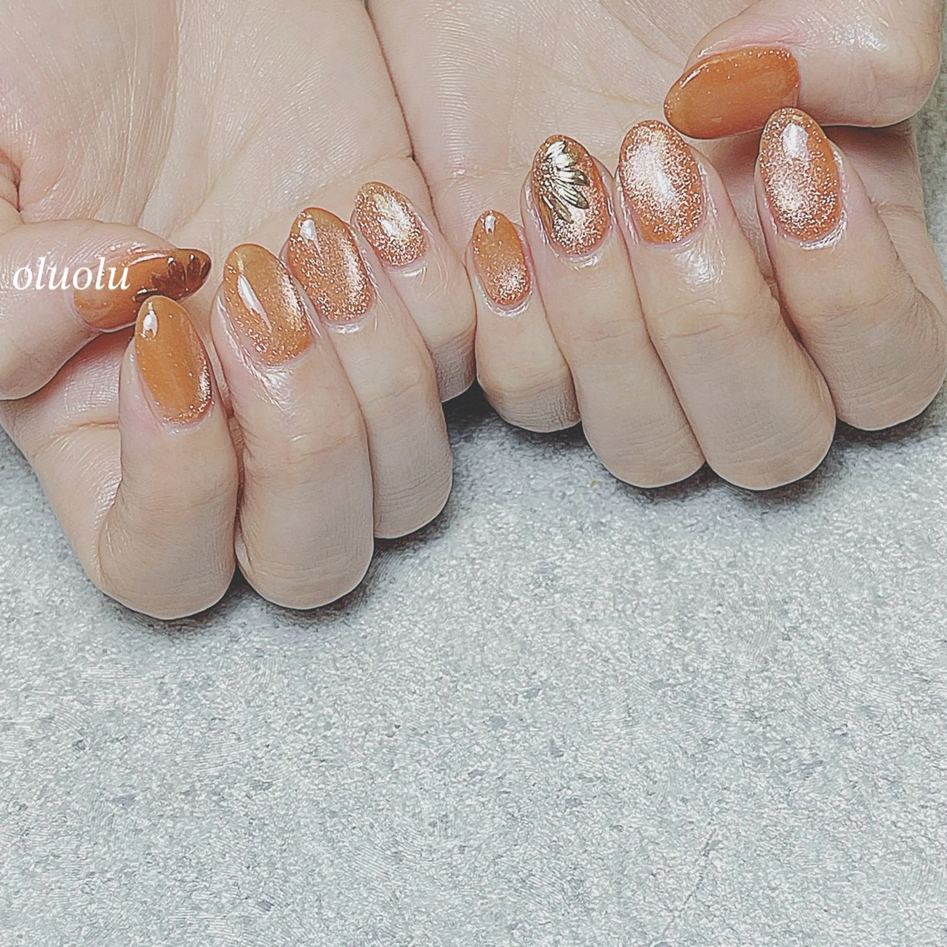 ネイル アートネイル フラワーネイル フットネイル マグネットネイル ミラーネイル ハンドネイル 大村 紬華のネイルデザイン