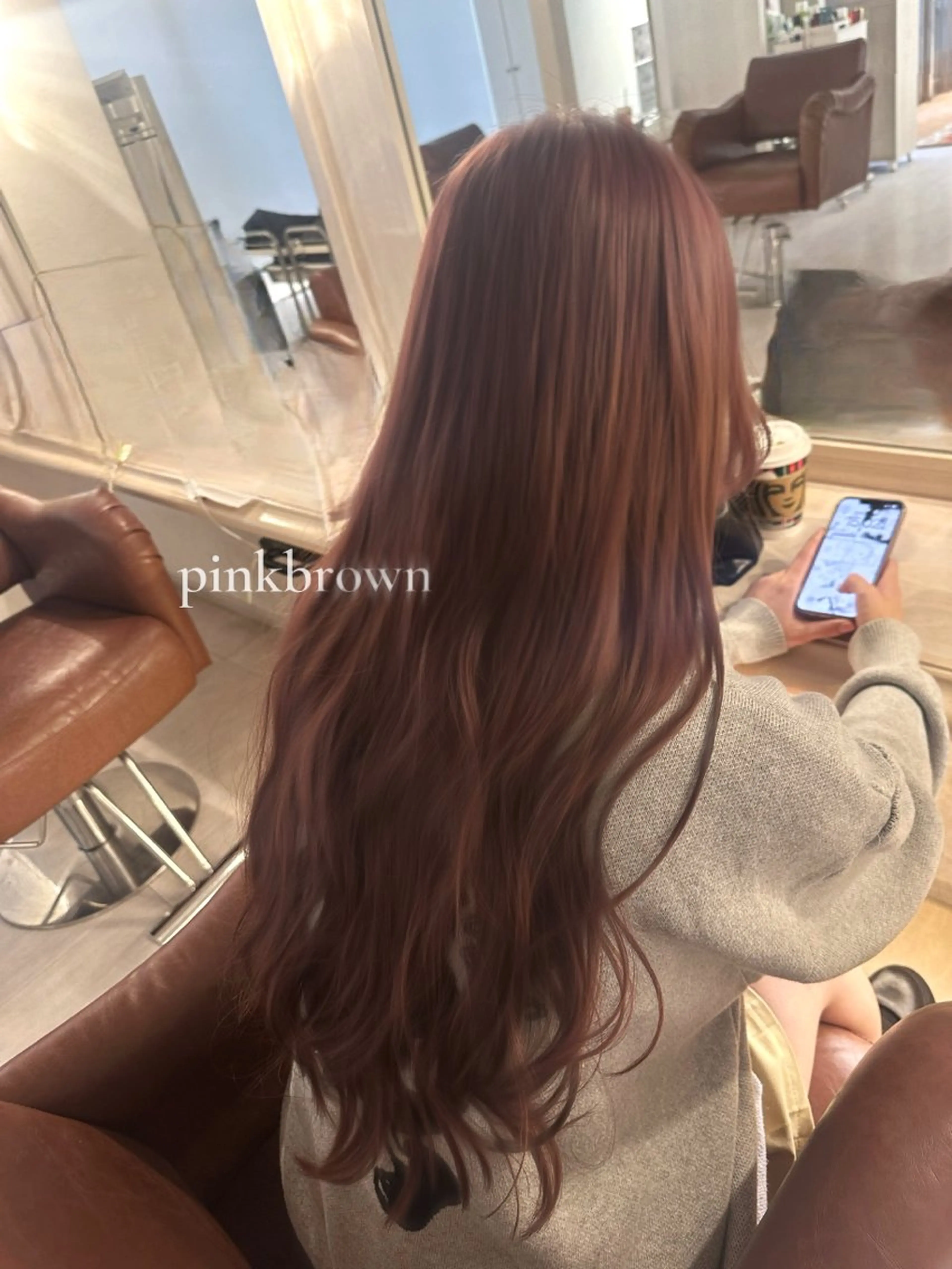 【人気Ｎｏ．1☝🏻🎀】髪質改善inケアカラー+カット+TOKIO超音波TR🫧の写真