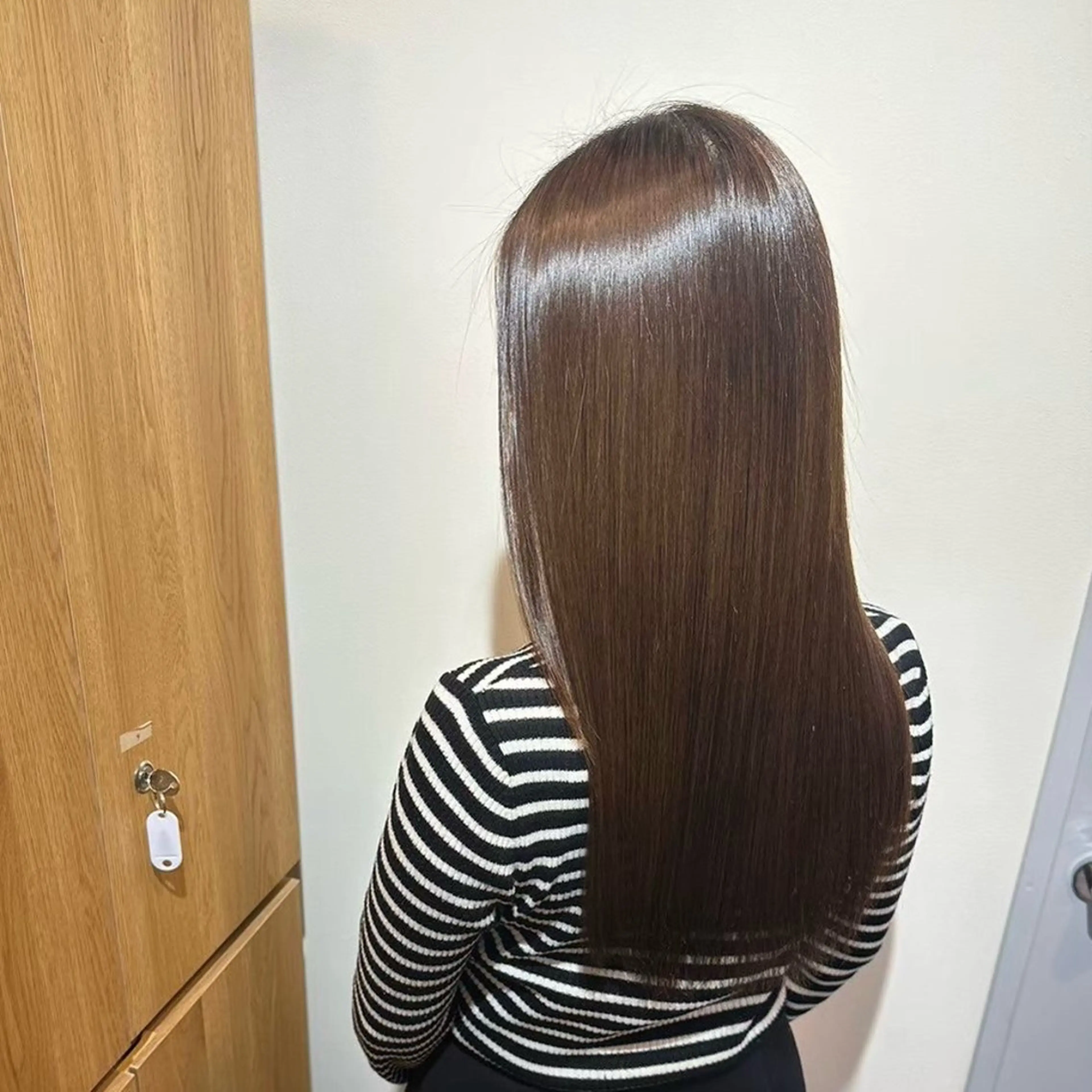 ロング 縮毛矯正 髪質改善特化／透明感 カラー／ＡＫＡＮＥ♡のヘアスタイル