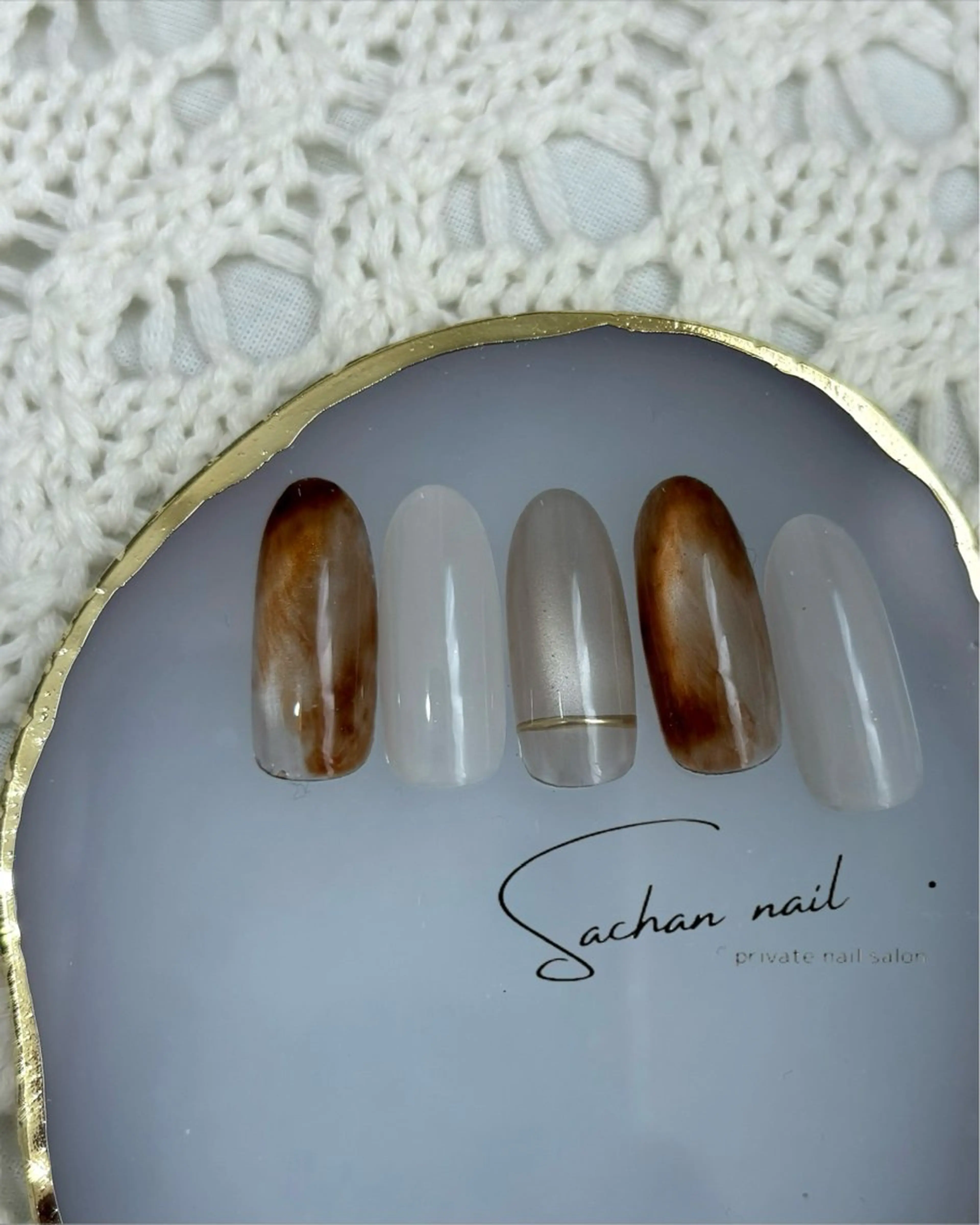 ネイル マグネットネイル ニュアンスネイル Sukegawa Satsukiのネイルデザイン