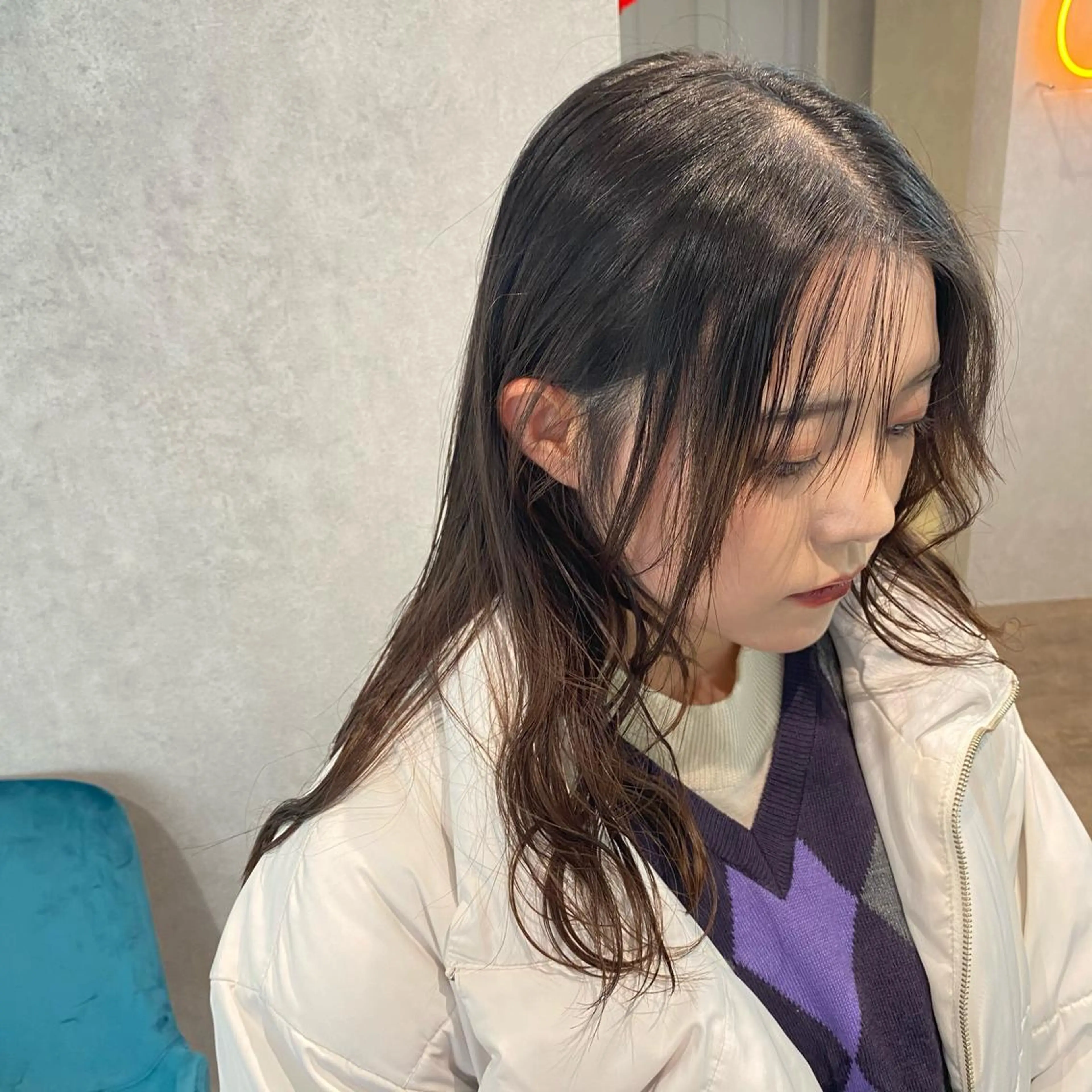 ロング カラー ヘアアレンジ XENA表参道 MIKUのヘアスタイル