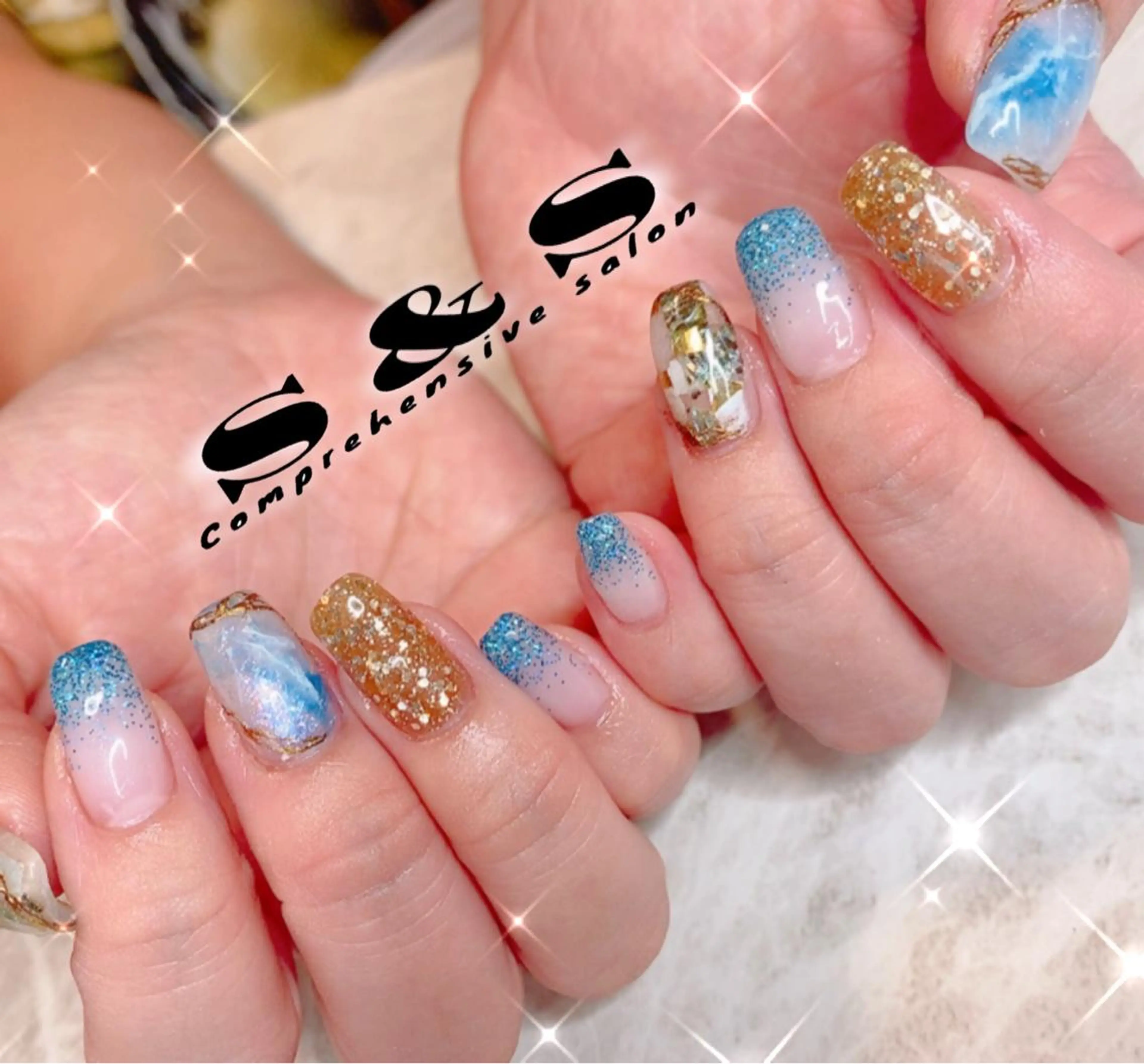 ネイル 長さ出し メンズネイル 持ち込み スカルプネイル S&S 村田小百合のネイルデザイン