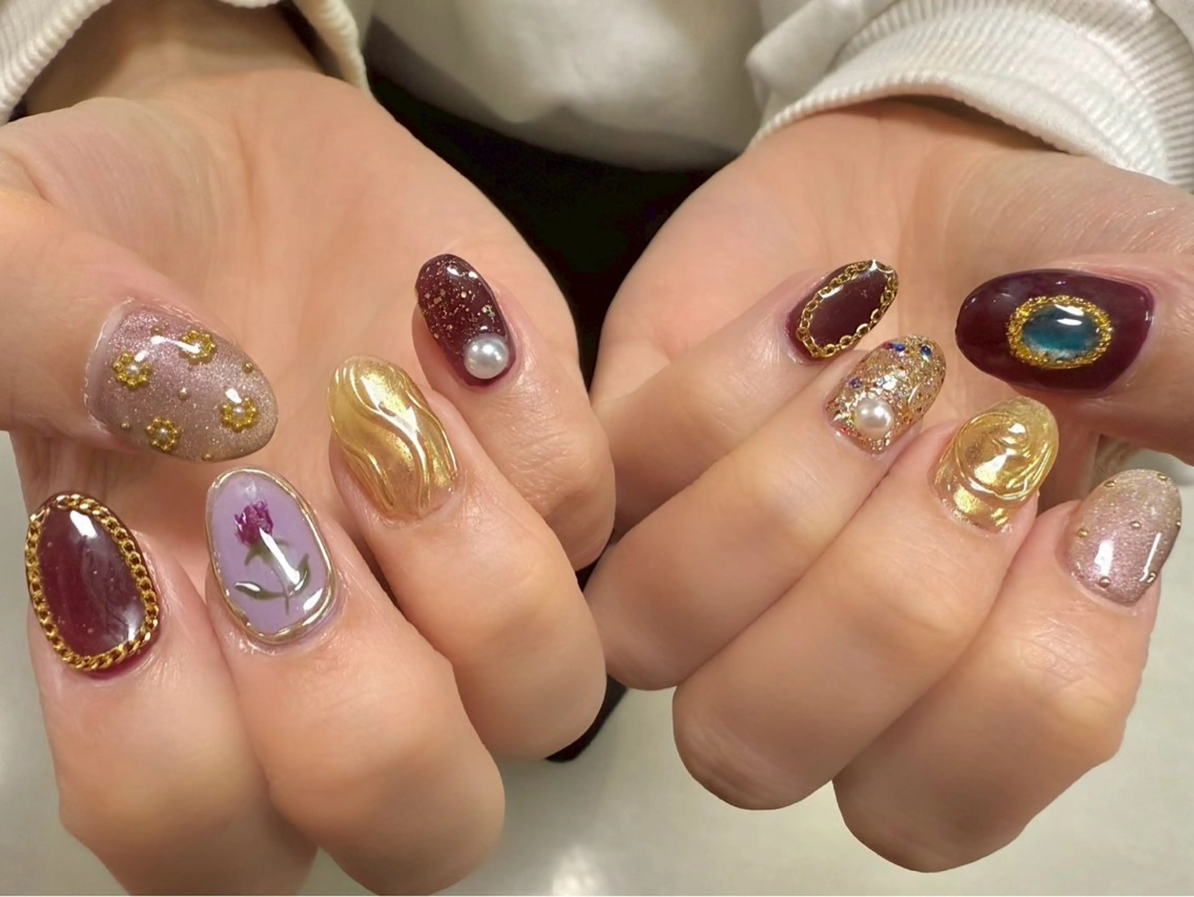 ネイル ハンドネイル フットネイル nail salon mieux(ミュー)のネイルデザイン