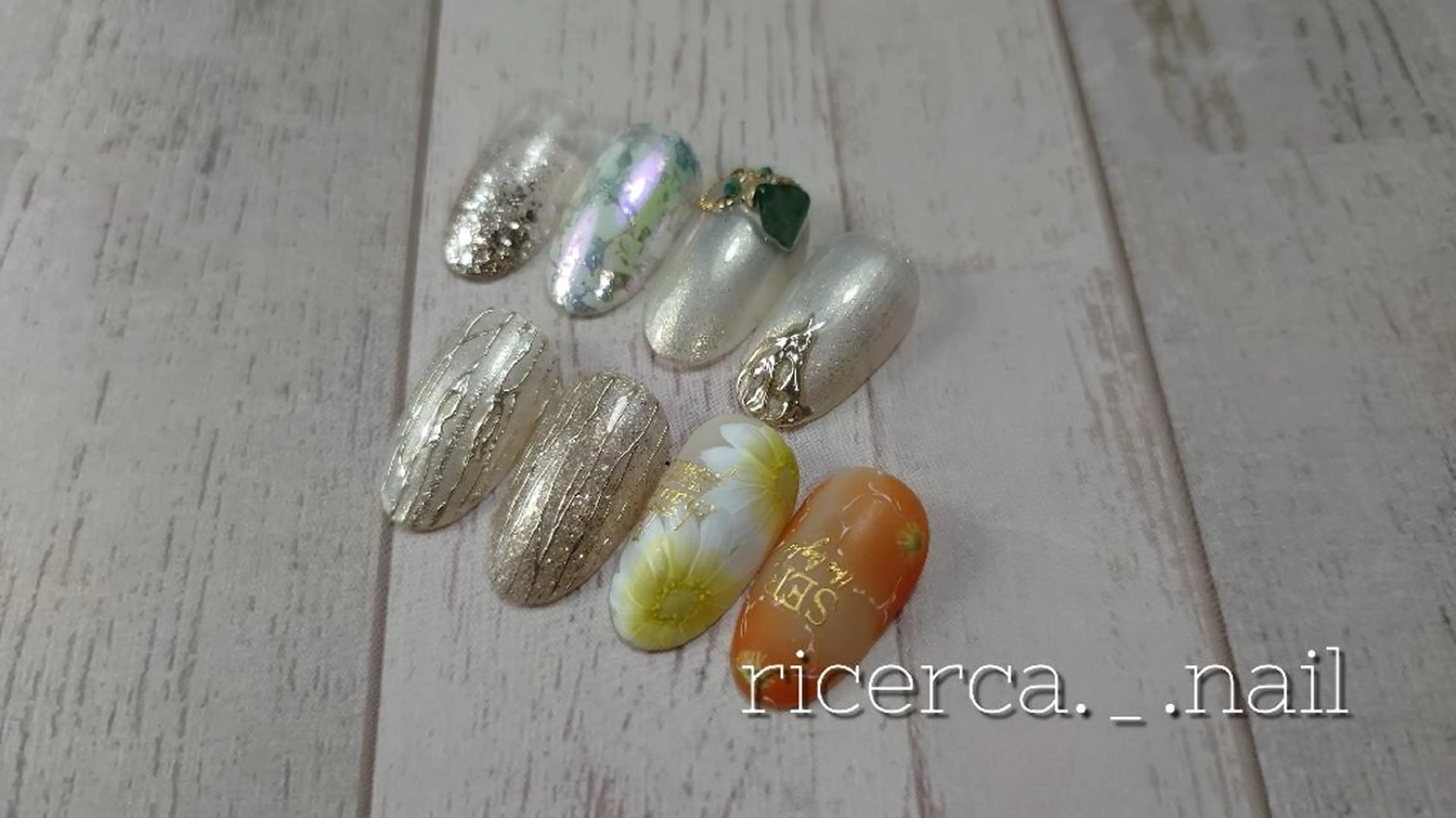 ネイル アートネイル ricerca._. nail ちゃこのネイルデザイン