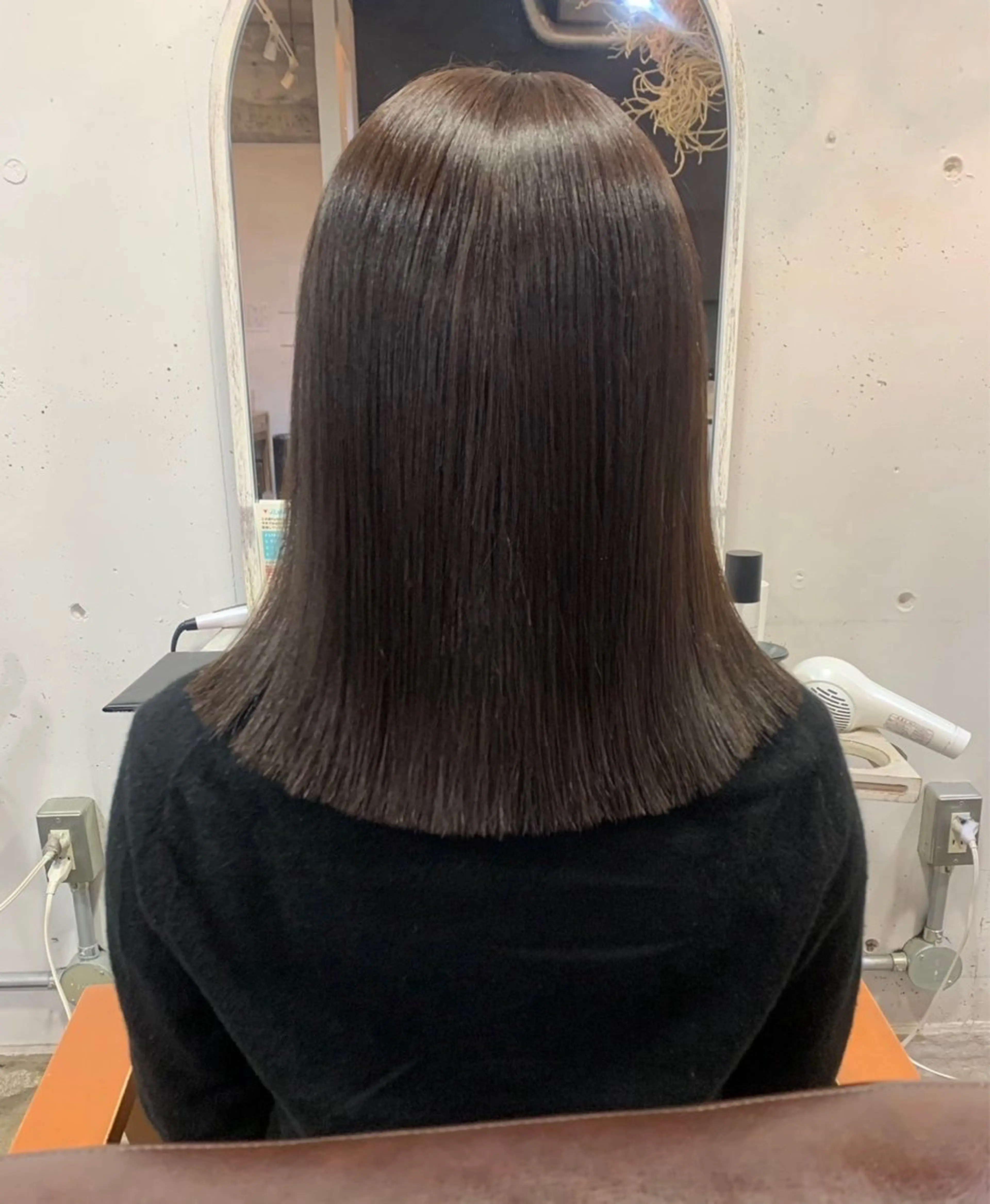 ミディアム 縮毛矯正 Pia hair design所属・【Pia】 セナ/ハイトーンのヘアスタイル