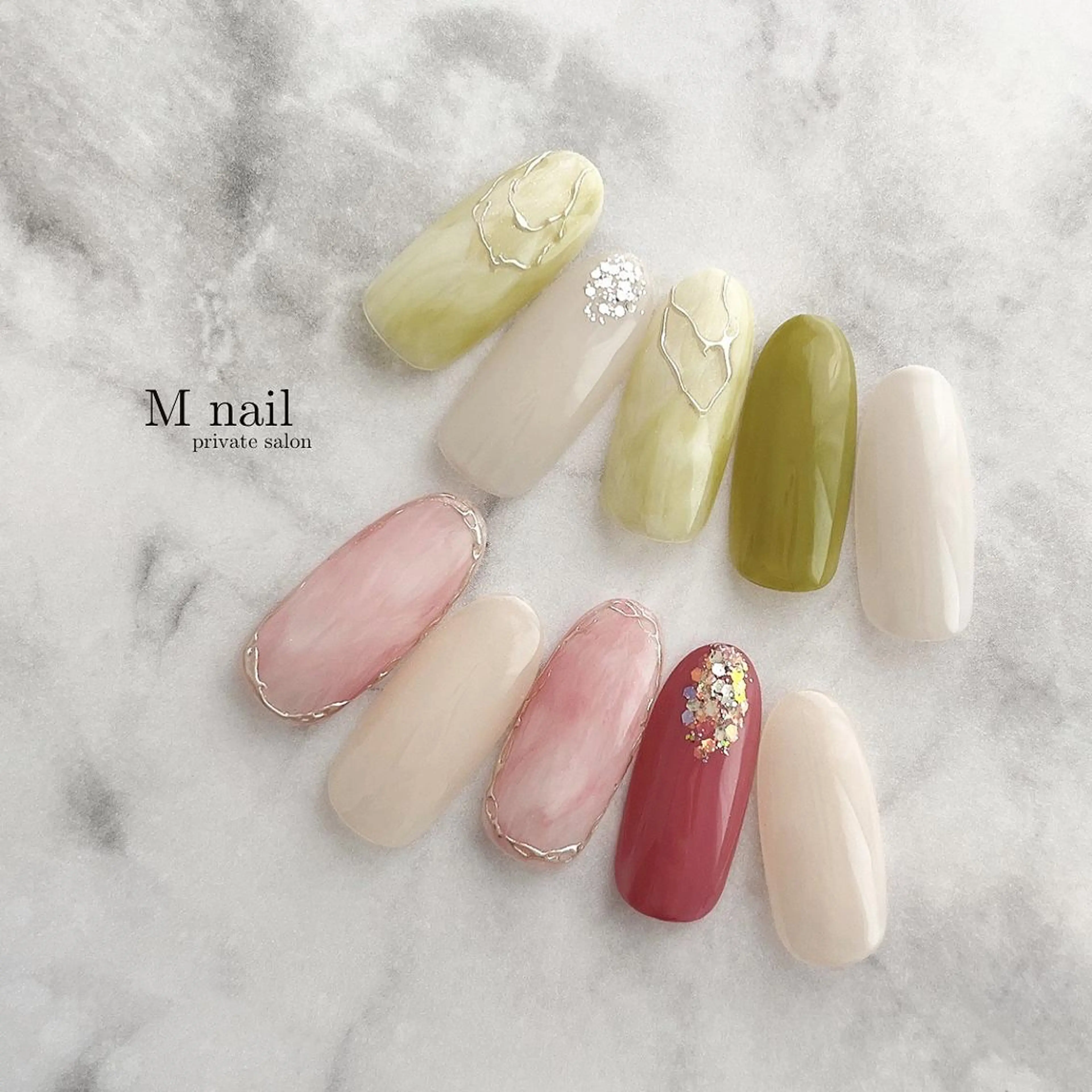 ネイル ハンドネイル M　nail所属・M nailのネイルデザイン