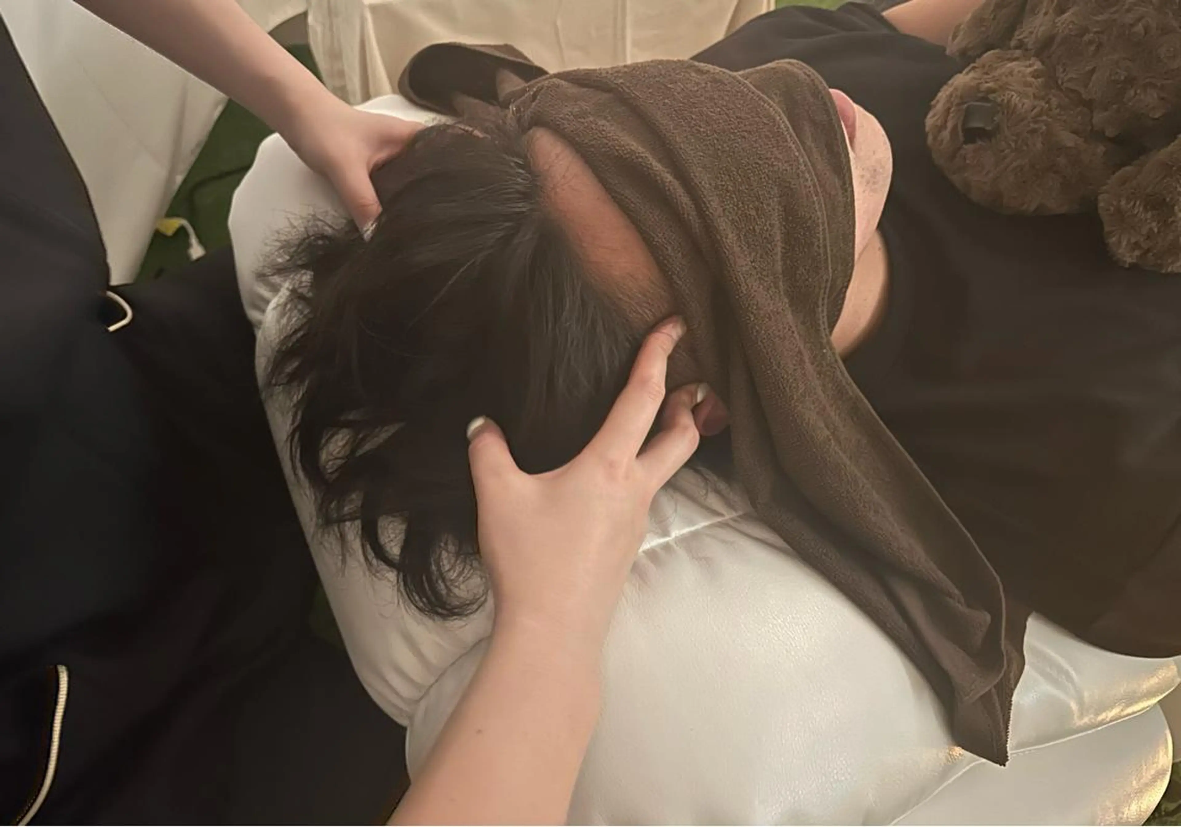 【PCやスマホ疲れの眼の疲労を癒す】寝落ちするドライヘッドスパ60分4700円の写真