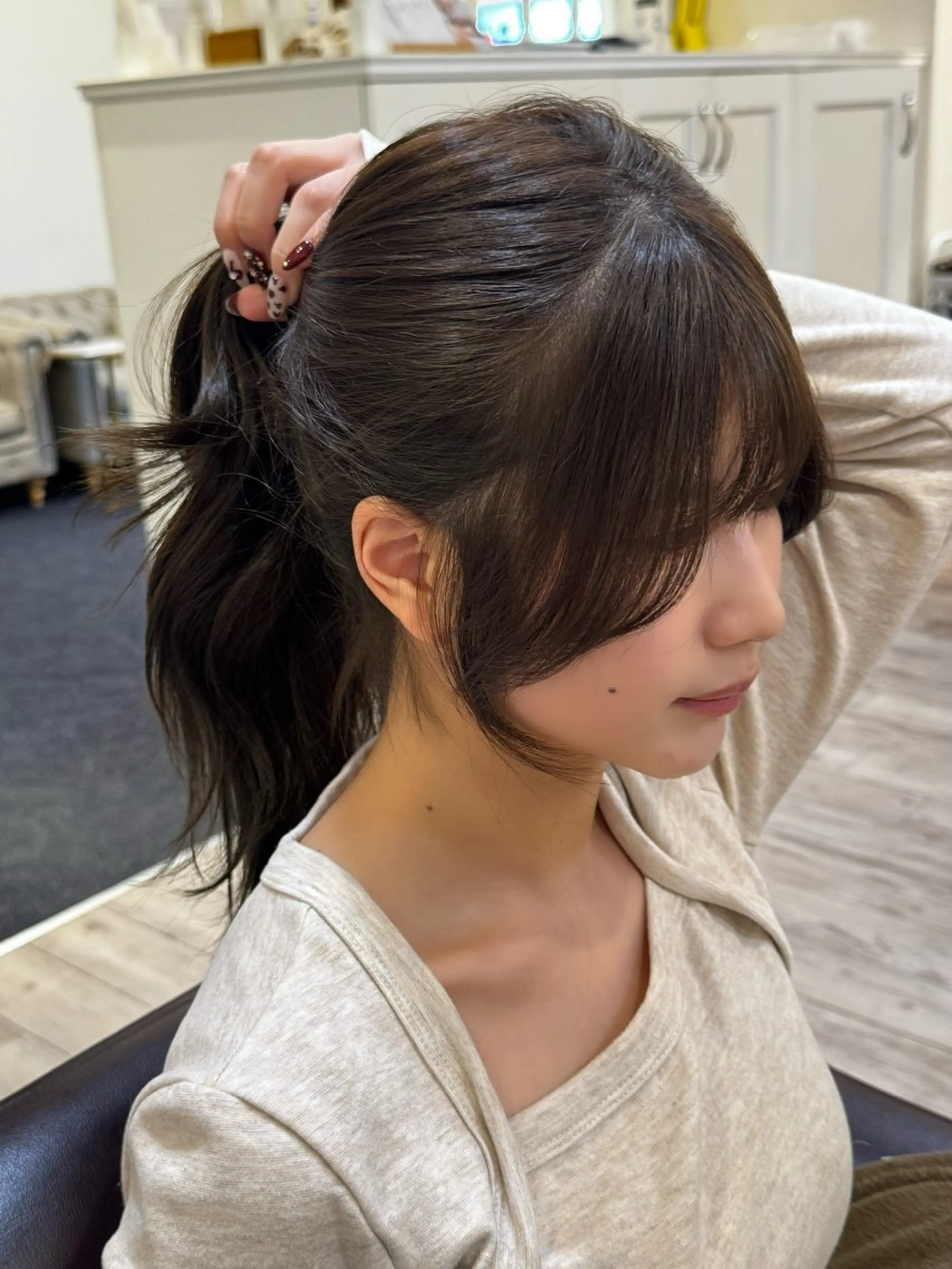 ロング 顔周りカット 尾形 なつきのマツエク・マツパデザイン