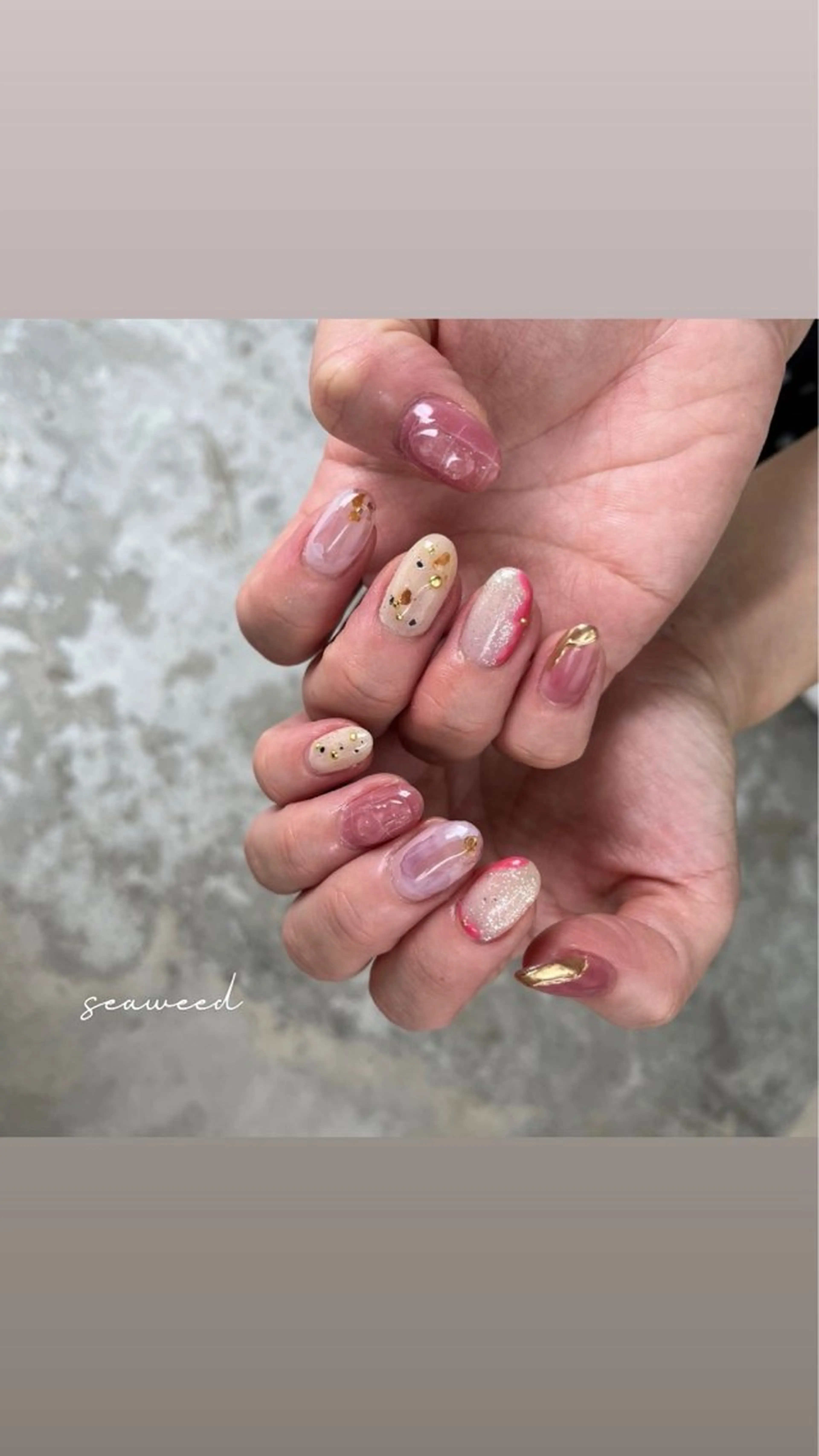 ネイル seaweed nailのネイルデザイン