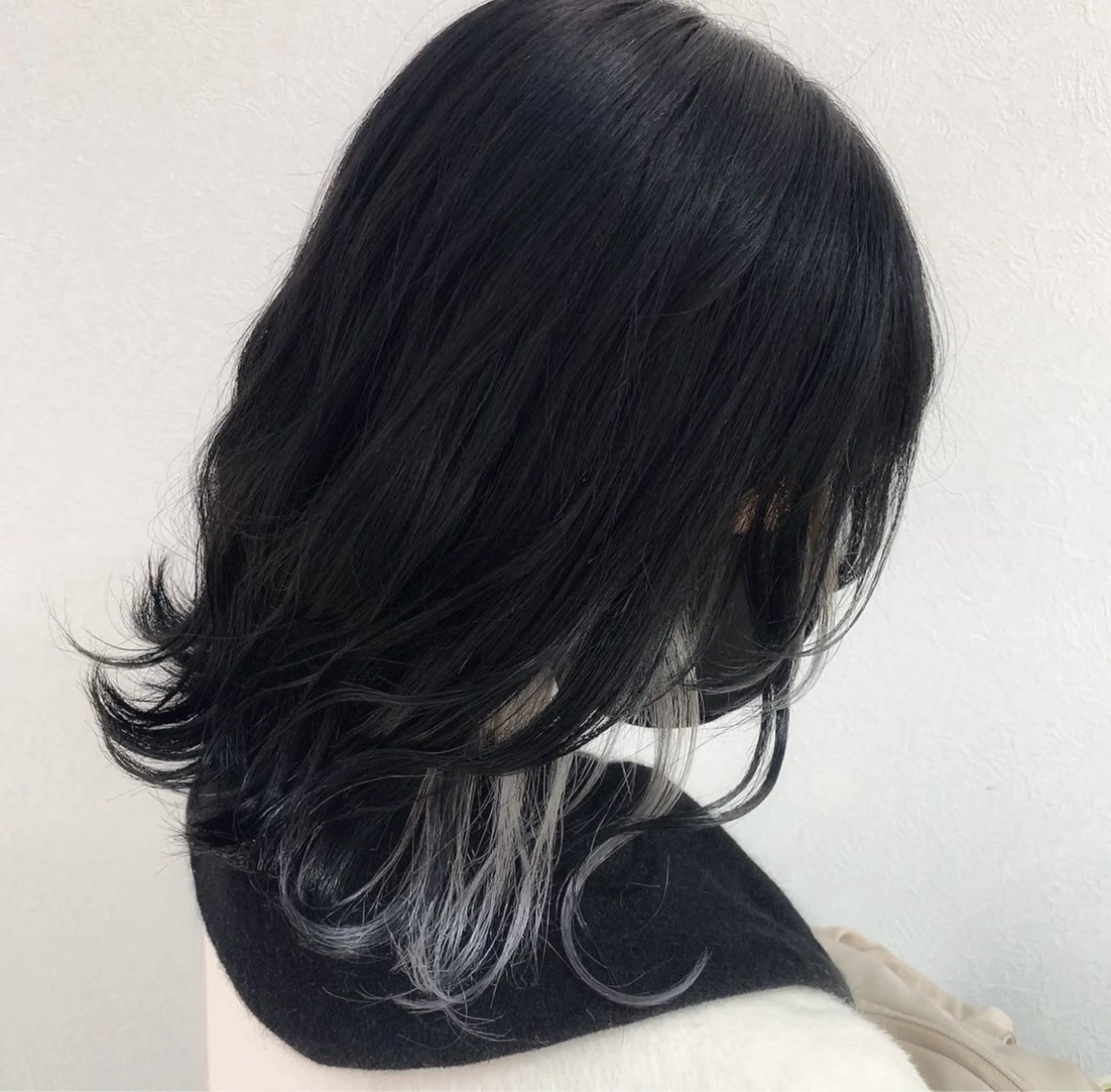 ミディアム カラー ❤️ブリーチなし💚 ダブルカラー平野実花のヘアスタイル