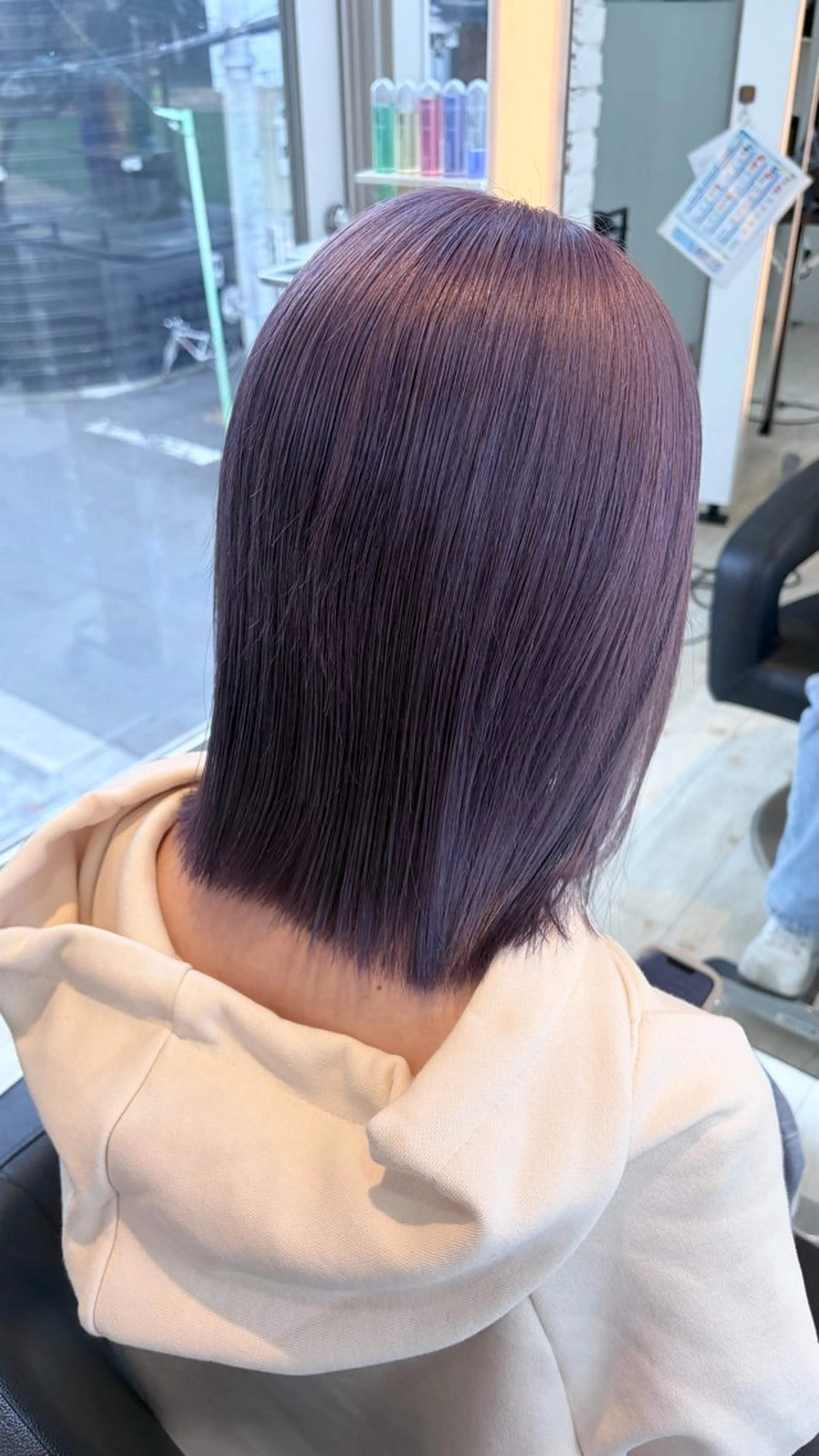 ショート カラー カット ヘアカラー トリートメント ブリーチ/髪質改善/ ハイトーン/暖色のヘアスタイル