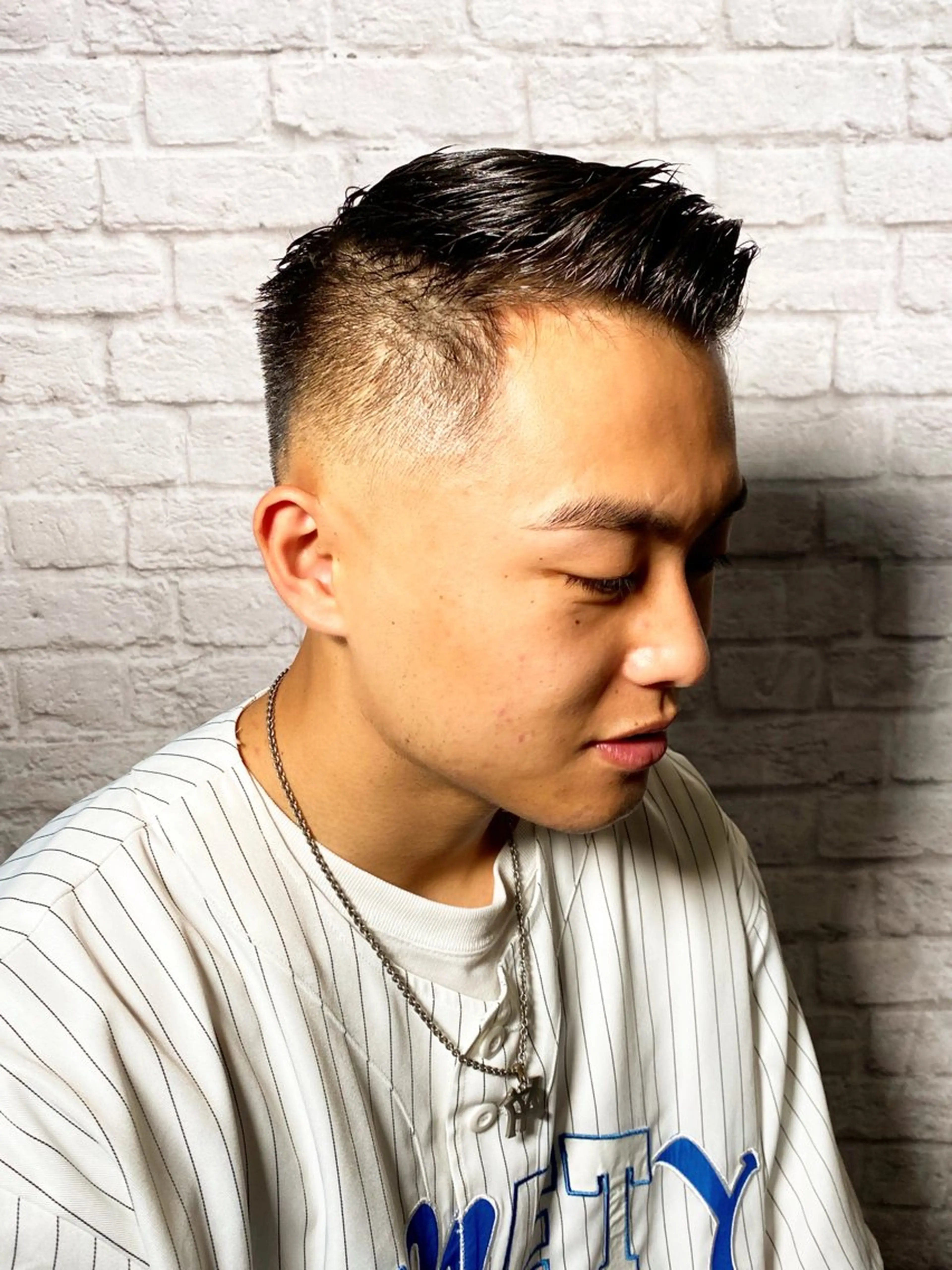 ショート カラー パーマ ヘアアレンジ メンズ カット ヘアセット メンズカット/パーマ 山崎航平💈のヘアスタイル