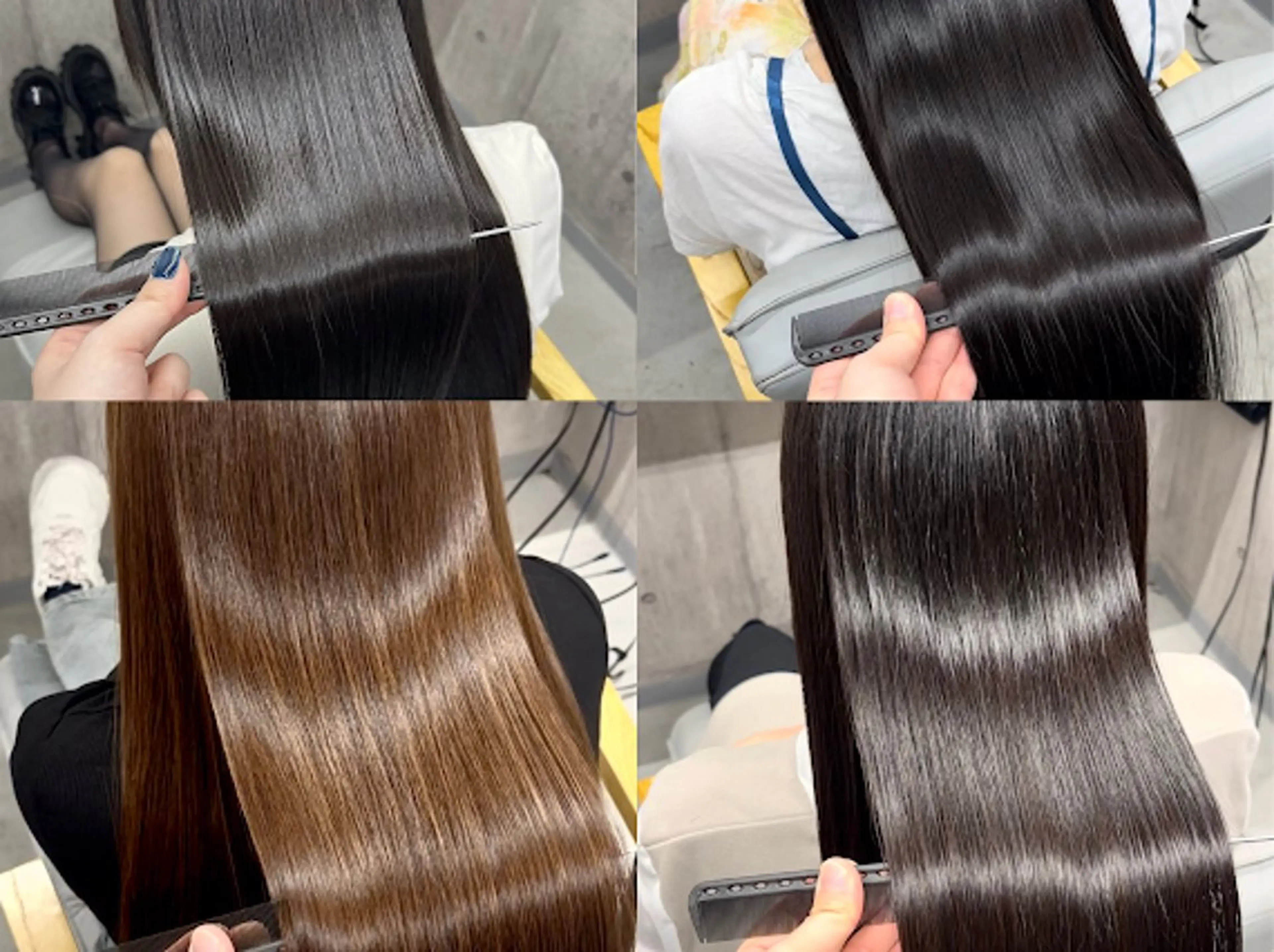 ロング カラー 髪質改善×韓国艶髪 カラー ヒナタ🍒のヘアスタイル