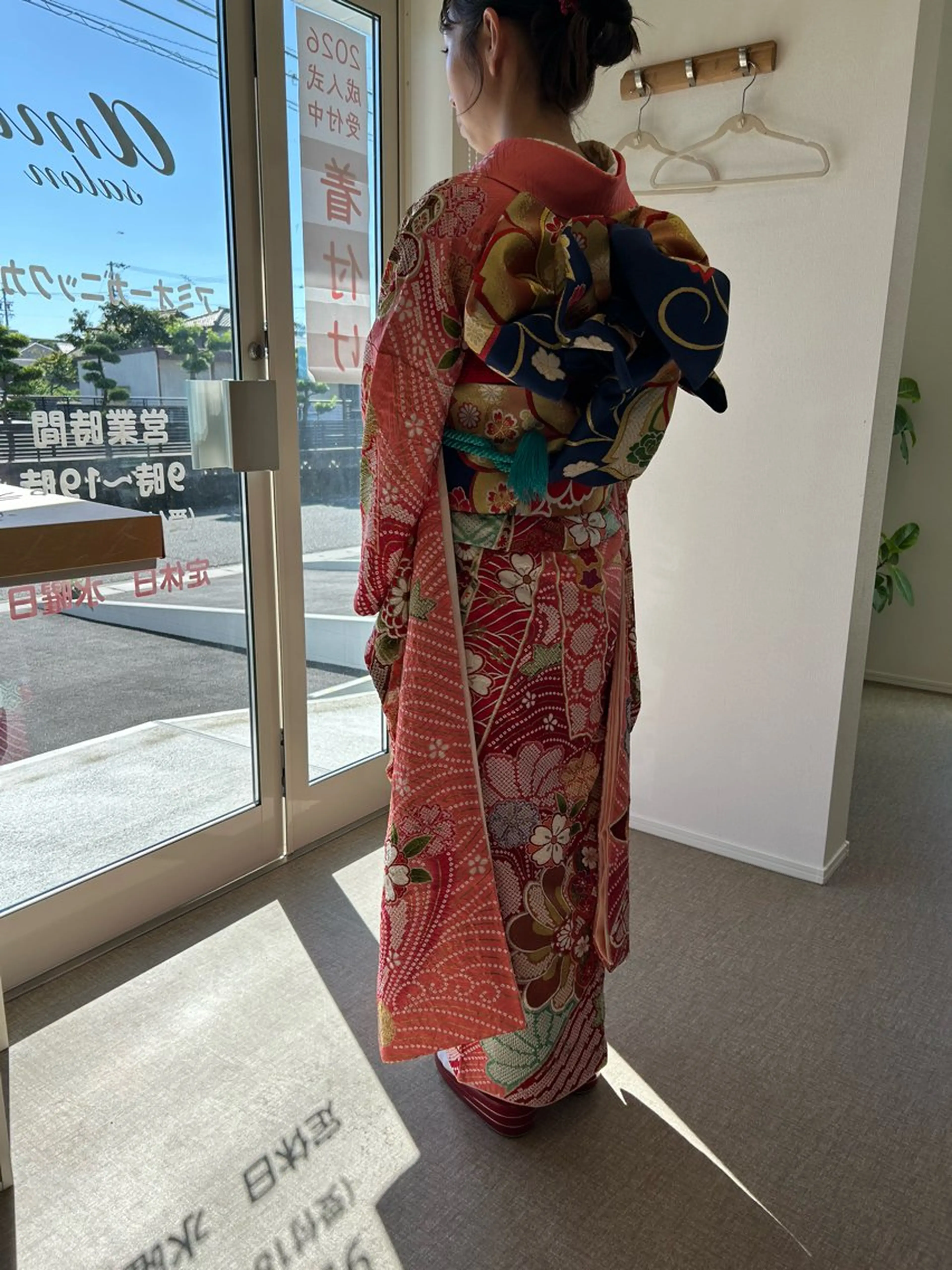 着付け アミオーガニック カラーのヘアスタイル