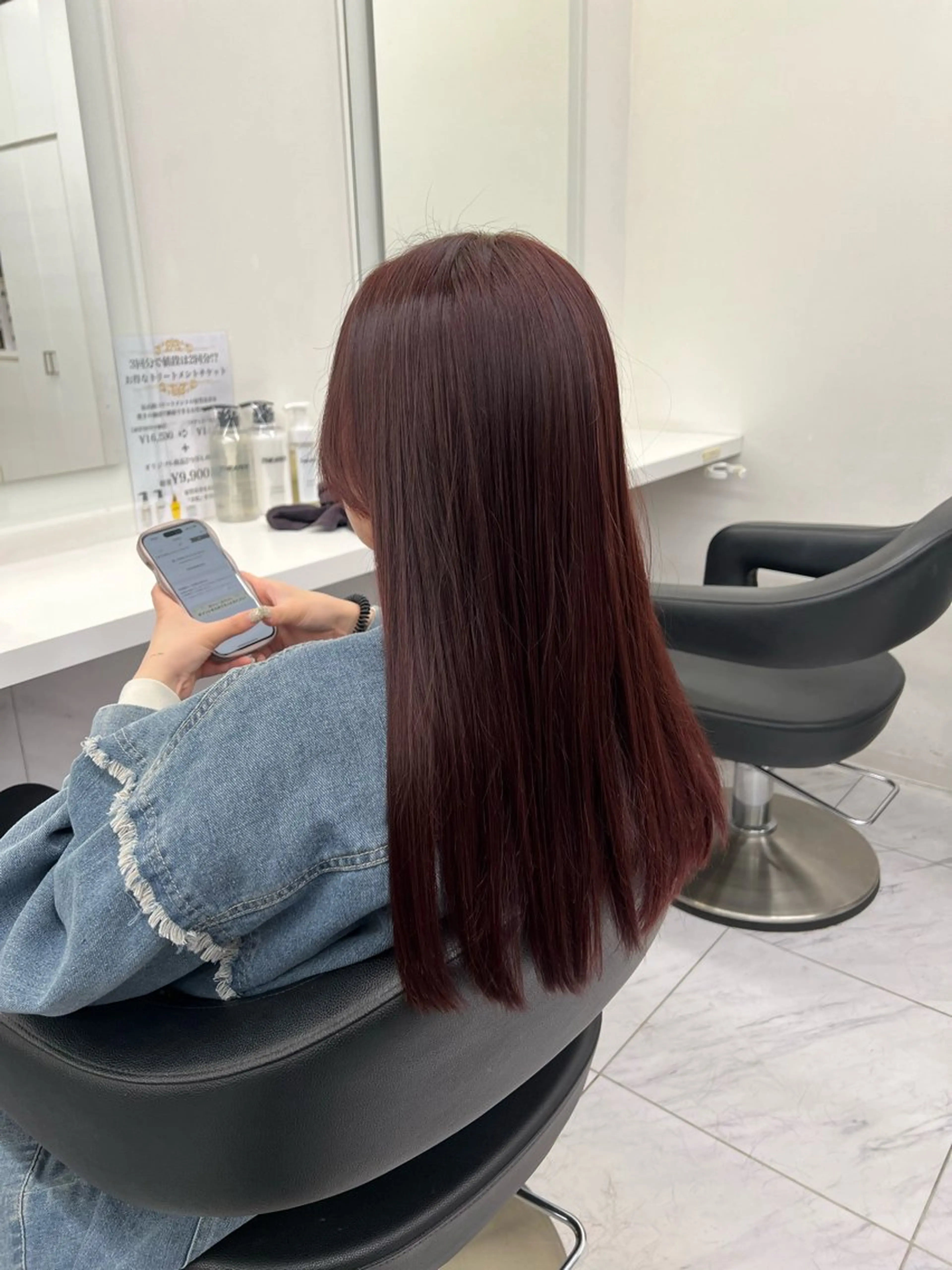 ロング カラー カット ヘアカラー 韓国レイヤーカット /REIのヘアスタイル