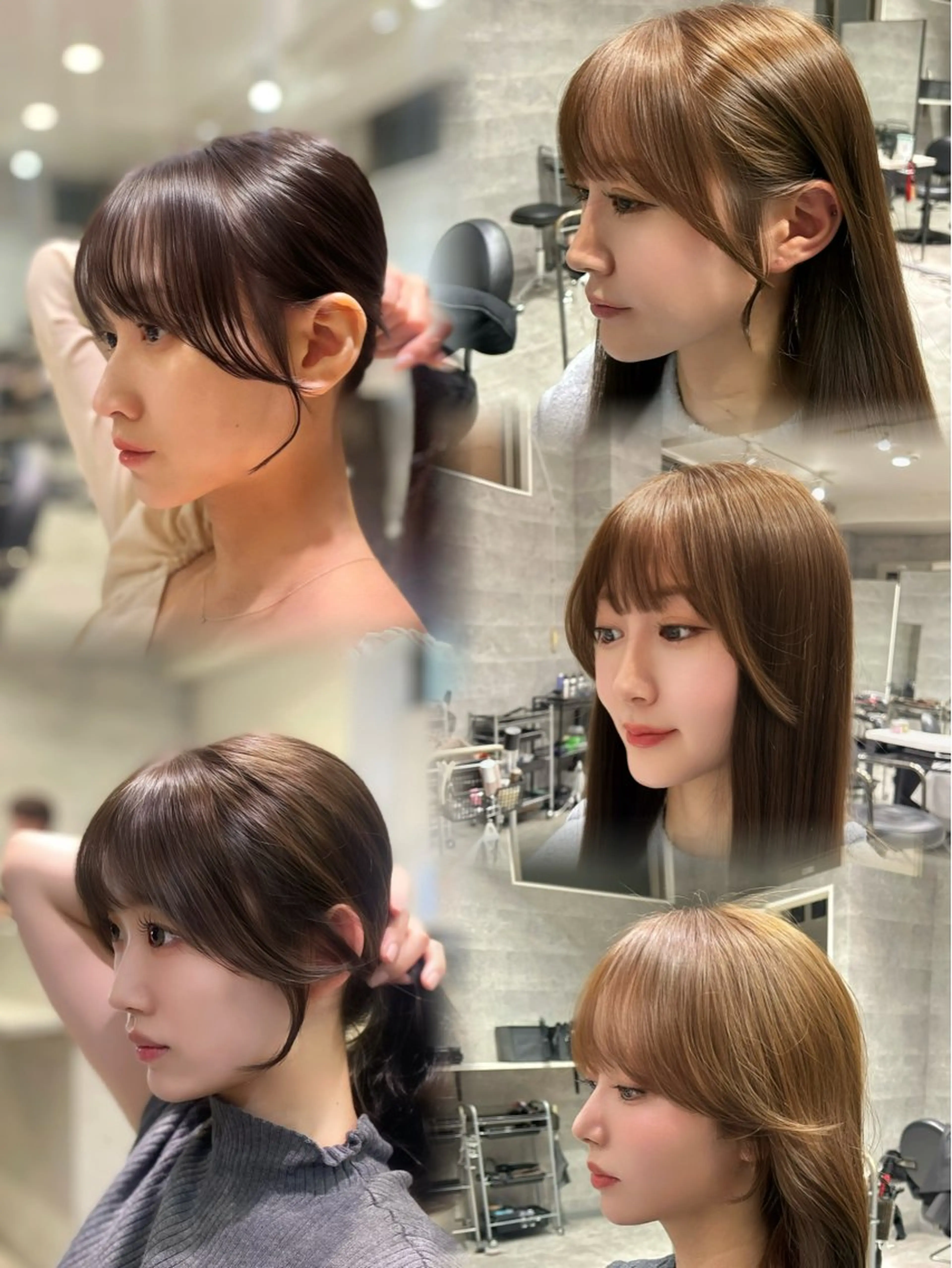 ロング 似合わせカット カット ヘアカラー トリートメント _WHITE難波店[アンダーバーホワイト]所属・顔周りカット/大人 可愛い💍/中村嘉秀のヘアスタイル