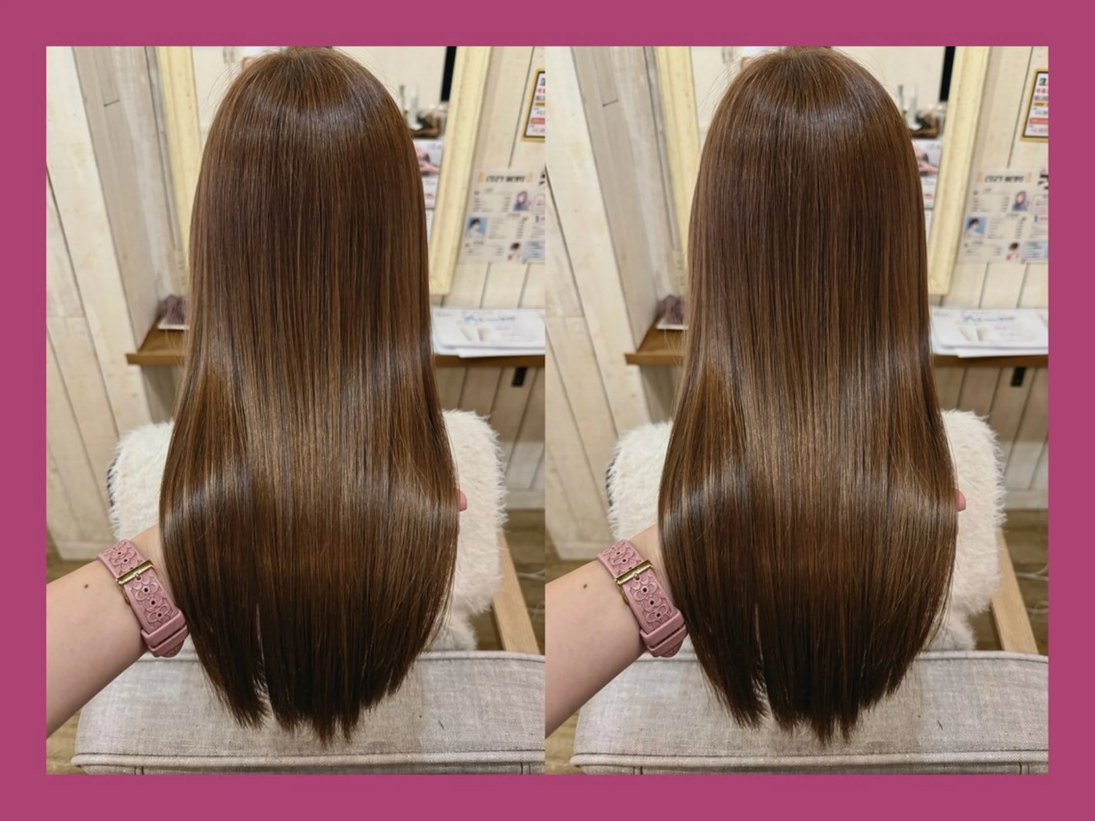 セミロング カラー 髪質改善 カット ヘアカラー トリートメント 髪質改善/ハイトーン /茅ヶ崎/YUKAのヘアスタイル