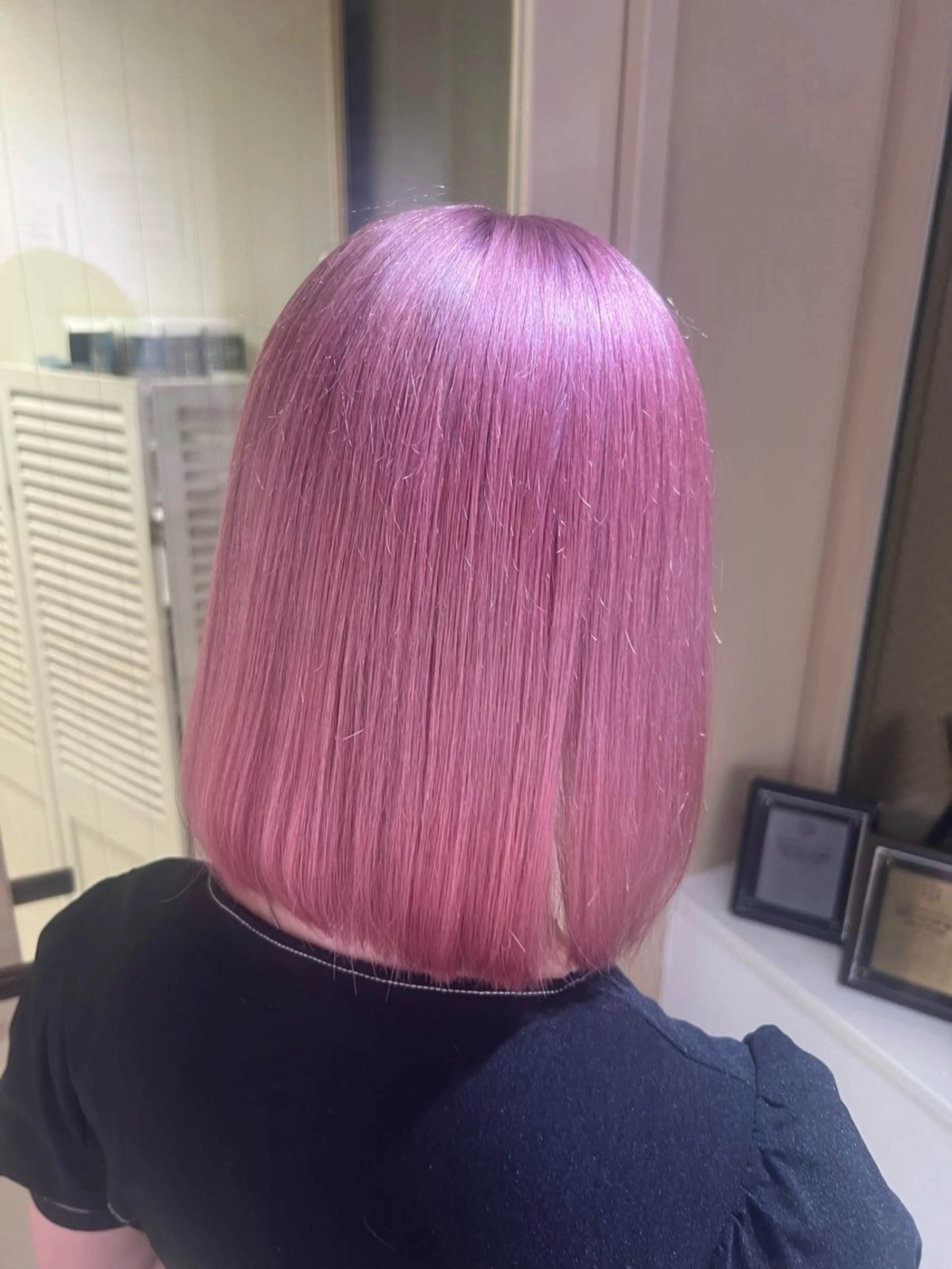 ミディアム カラー ヘアカラー ハイトーンカラーエク ステ🌺RENA🌺のヘアスタイル