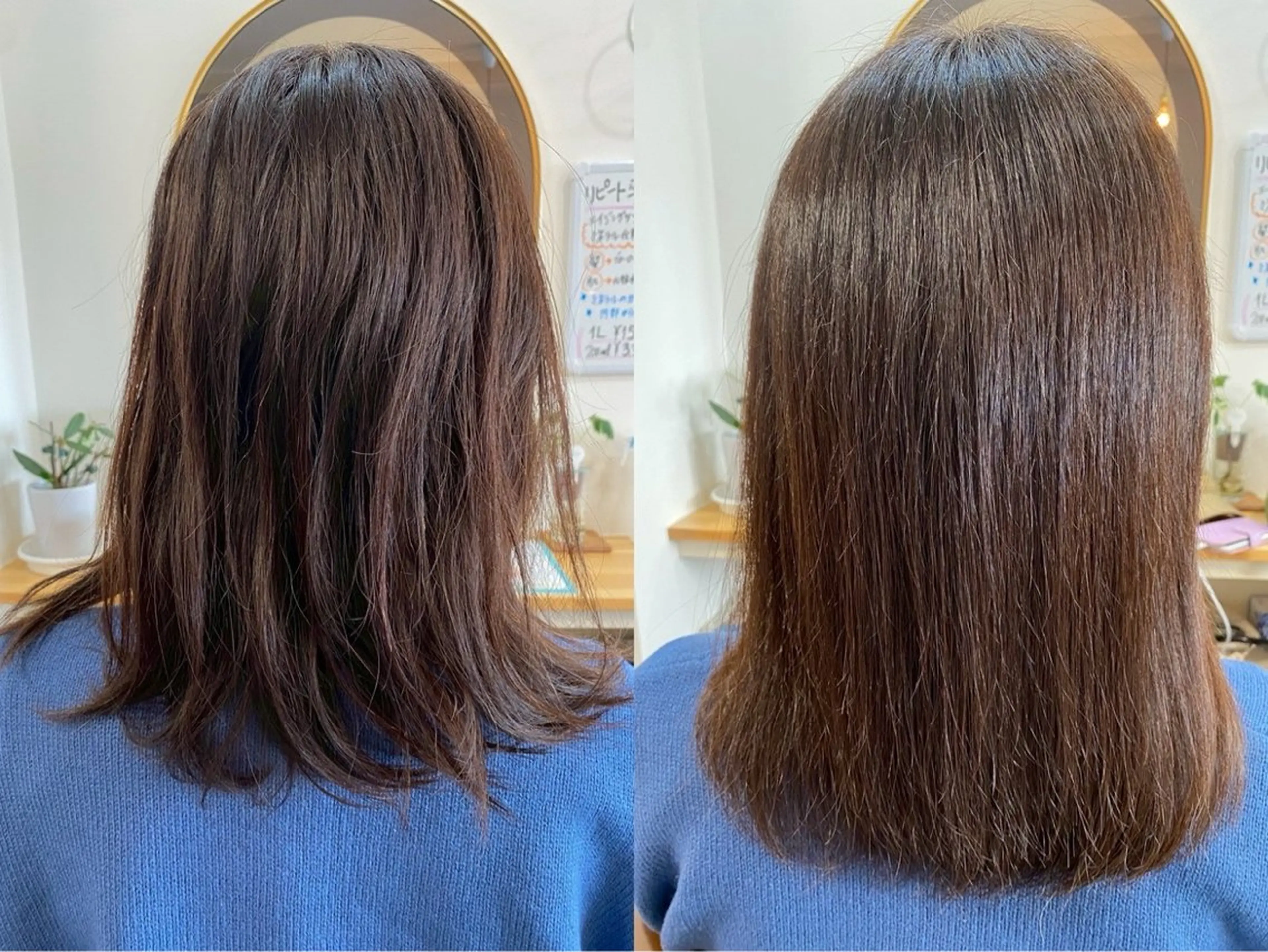 セミロング ノムラ理美容室所属・野村 知美のヘアスタイル