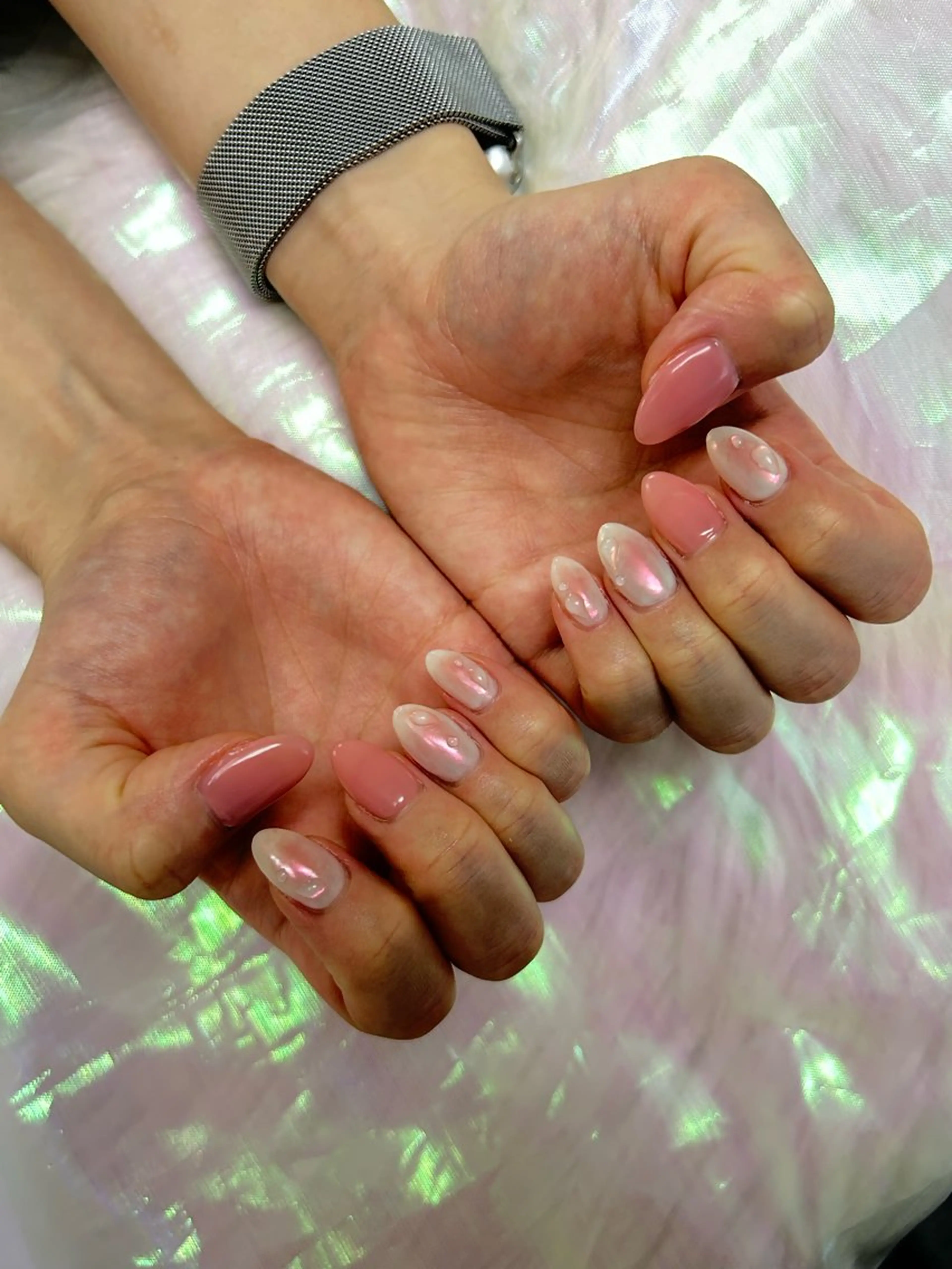 ネイル アートネイル チークネイル ニュアンスネイル ono megumiのネイルデザイン