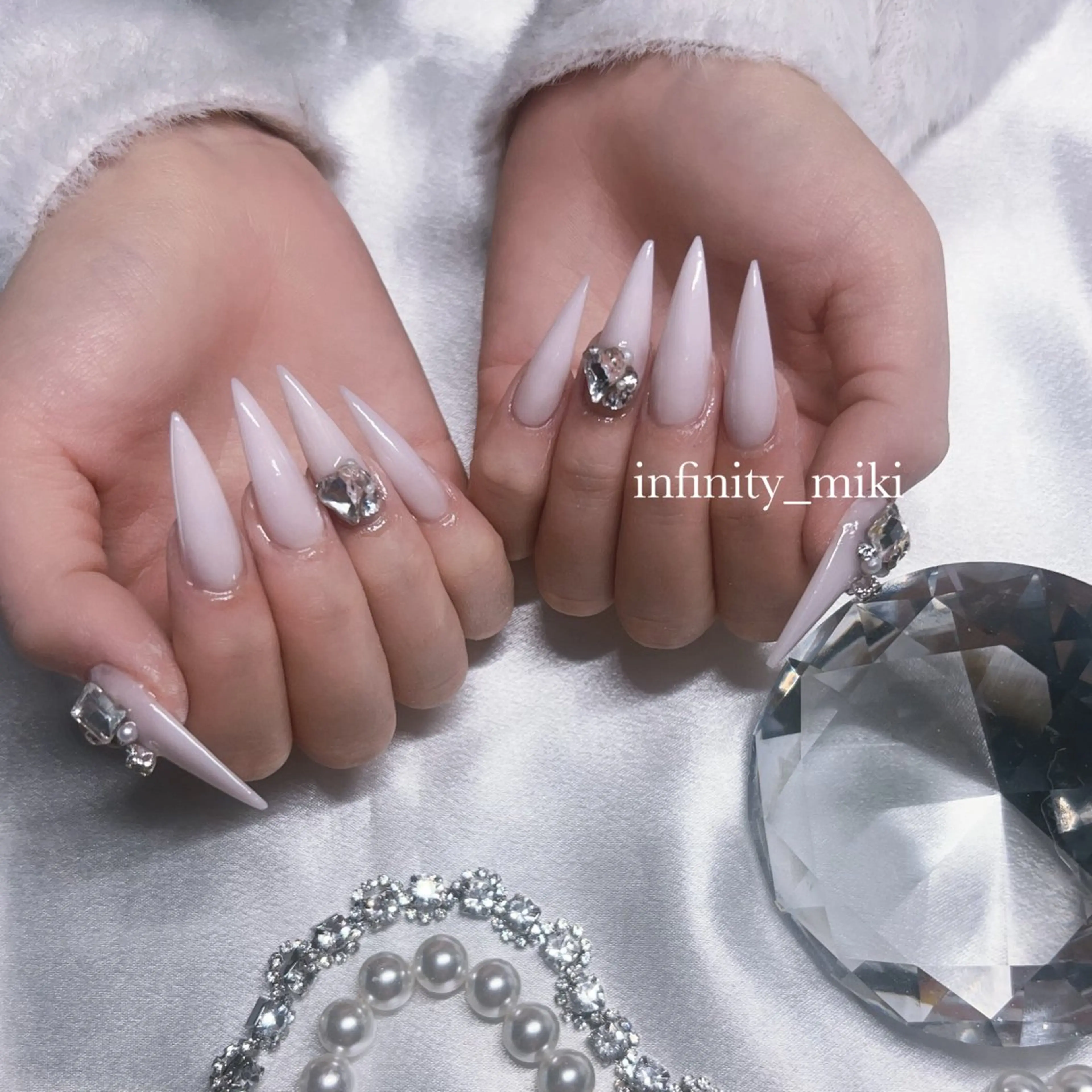 ネイル ワンカラーネイル Infinity _mikiのネイルデザイン