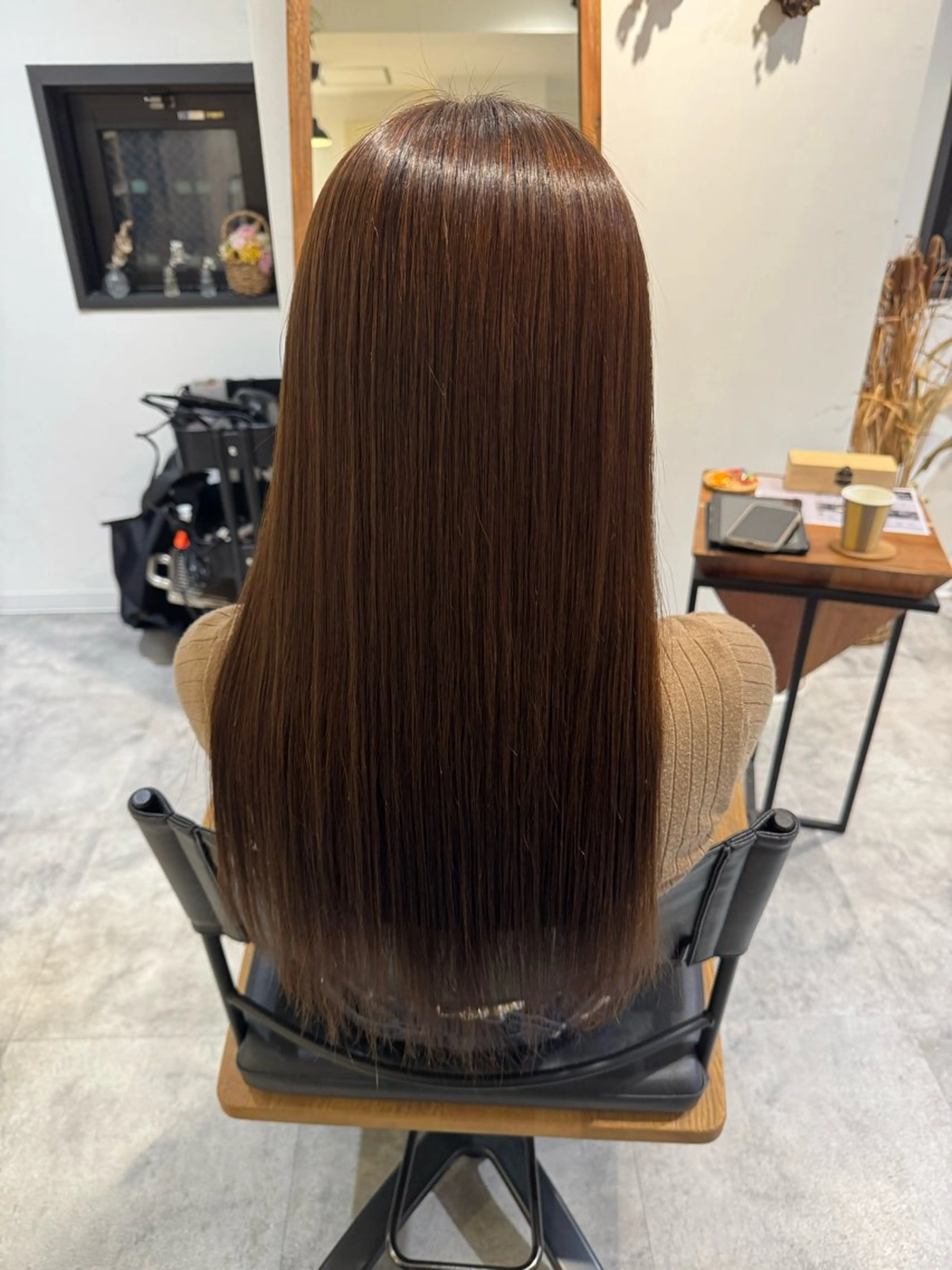 ロング 髪質改善 縮毛矯正 カット 縮毛矯正 トリートメント FURUSHO所属・髪質改善/縮毛矯正 /メンズパーマ川田のヘアスタイル