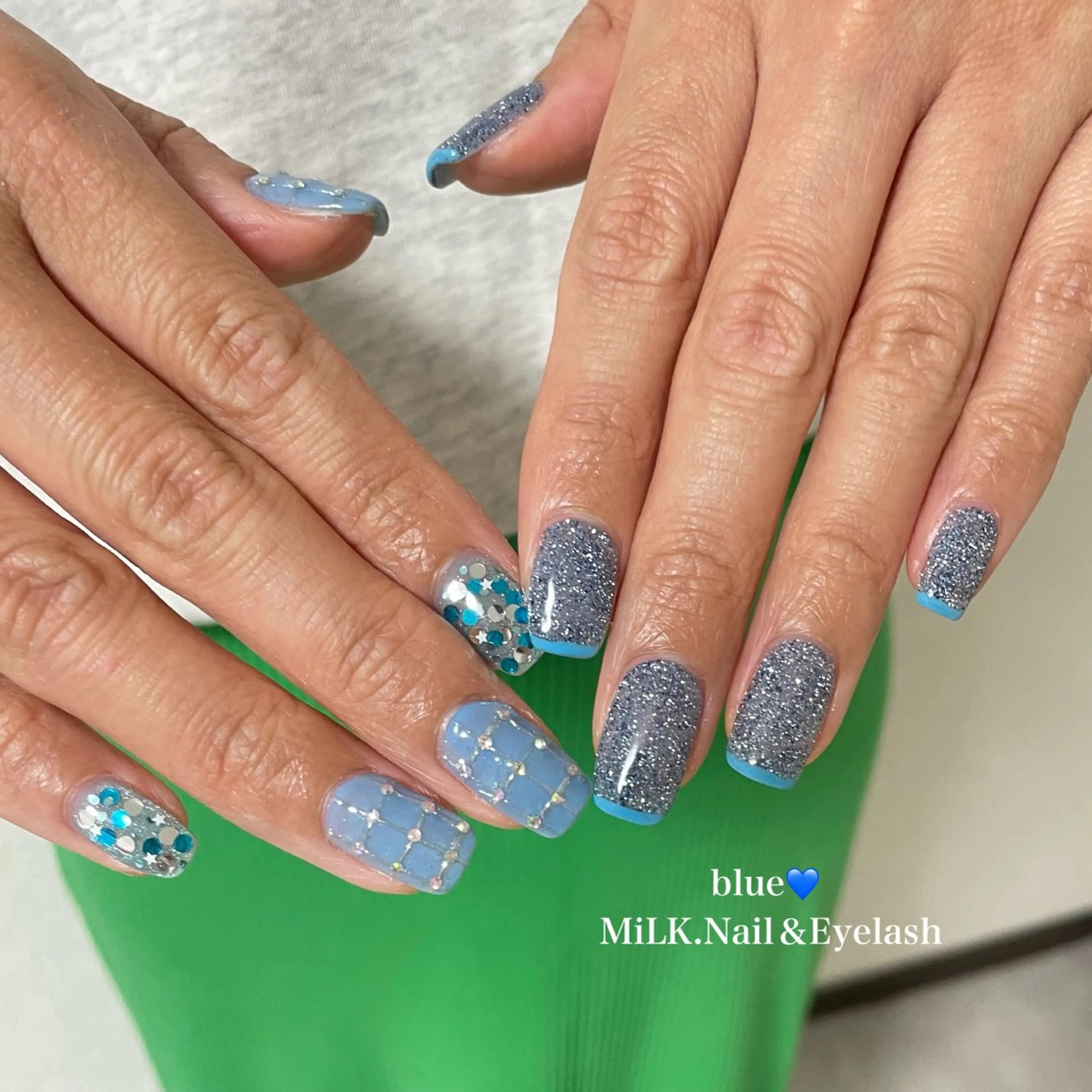 ネイル ハンドネイル MiLK.   Nail&Eyelash所属・MiLK. wakaのマツエク・マツパデザイン