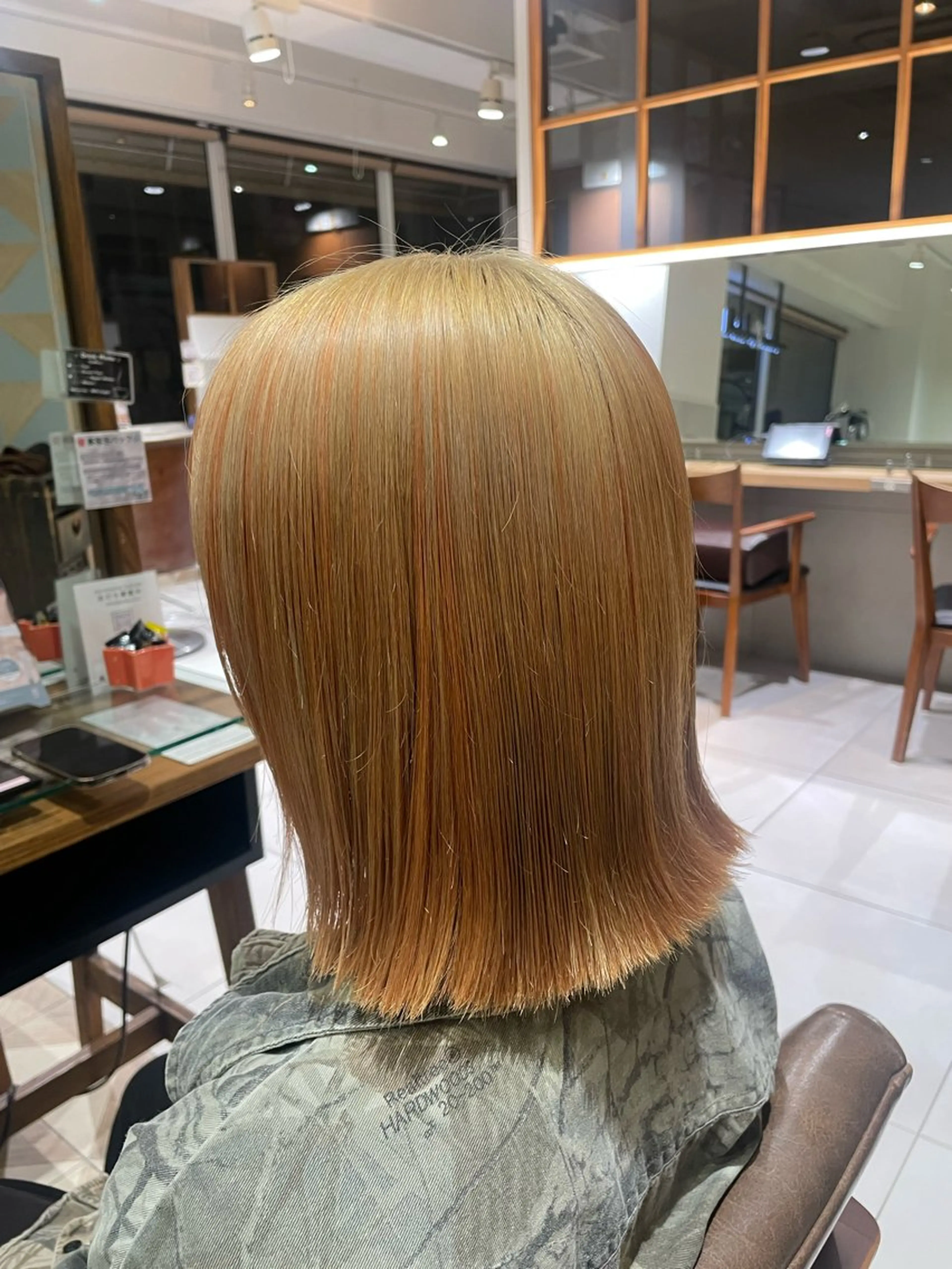 【平日月水金17時、火木16時限定💖💜】インナーカラー＋全体カラー＋シルクトリートメント🫧ブリーチ込み🪮の写真