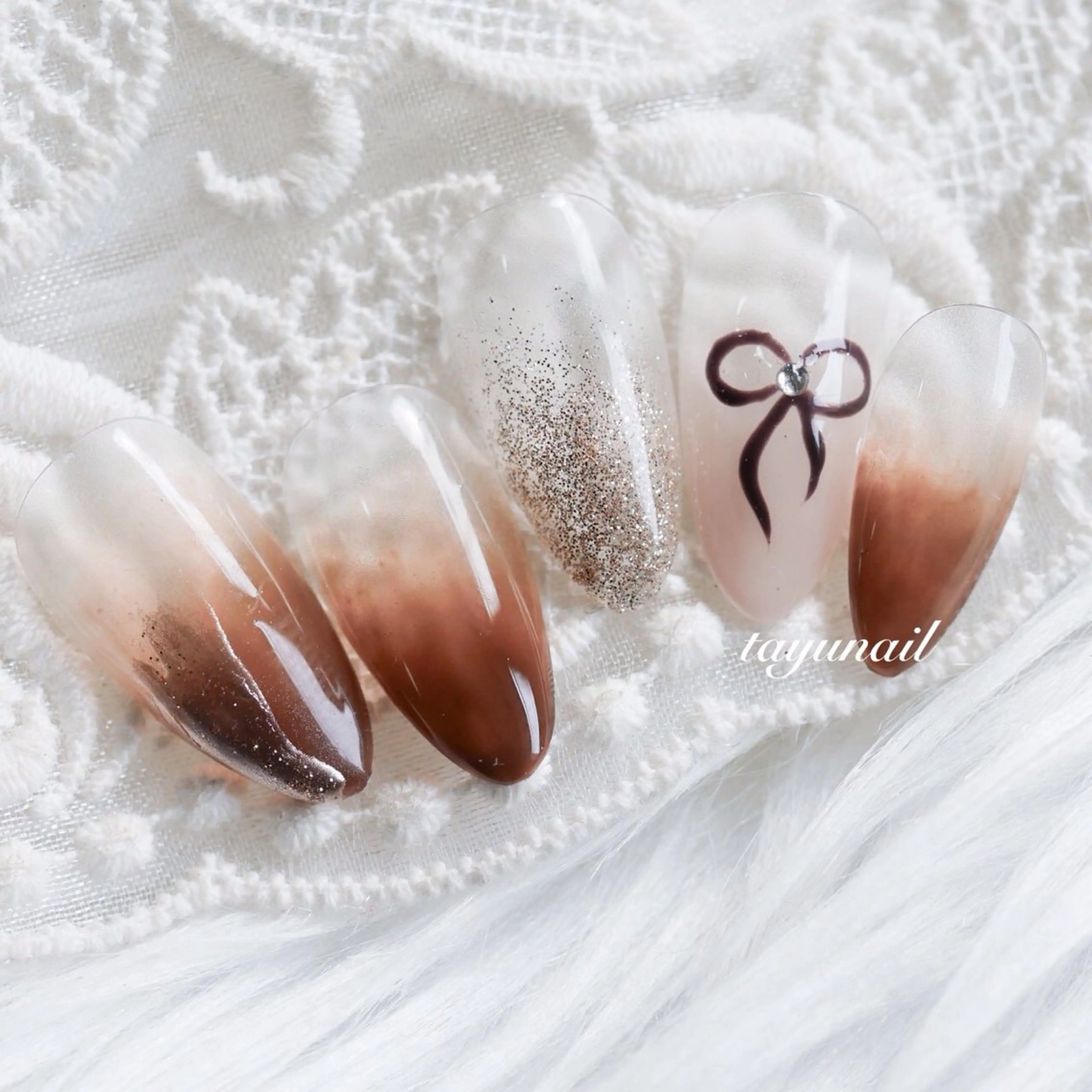 ネイル アートネイル ジェルネイル パラジェル ハンドネイル ネイルサロン・ネイルスクール　たゆnail所属・ネイルサロン 【たゆnail】のネイルデザイン