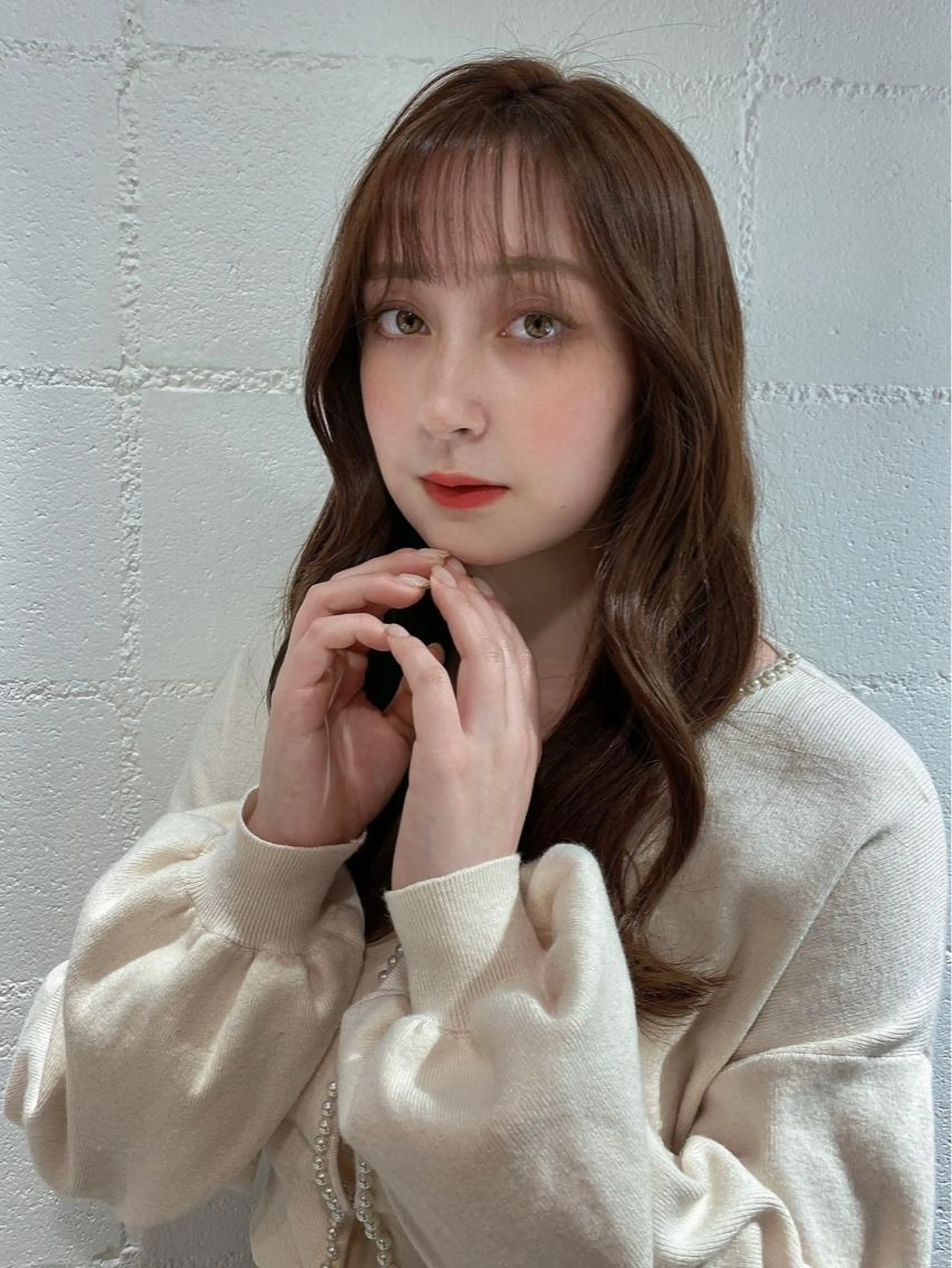 前髪➕盛れる顔周りカット🎀の写真