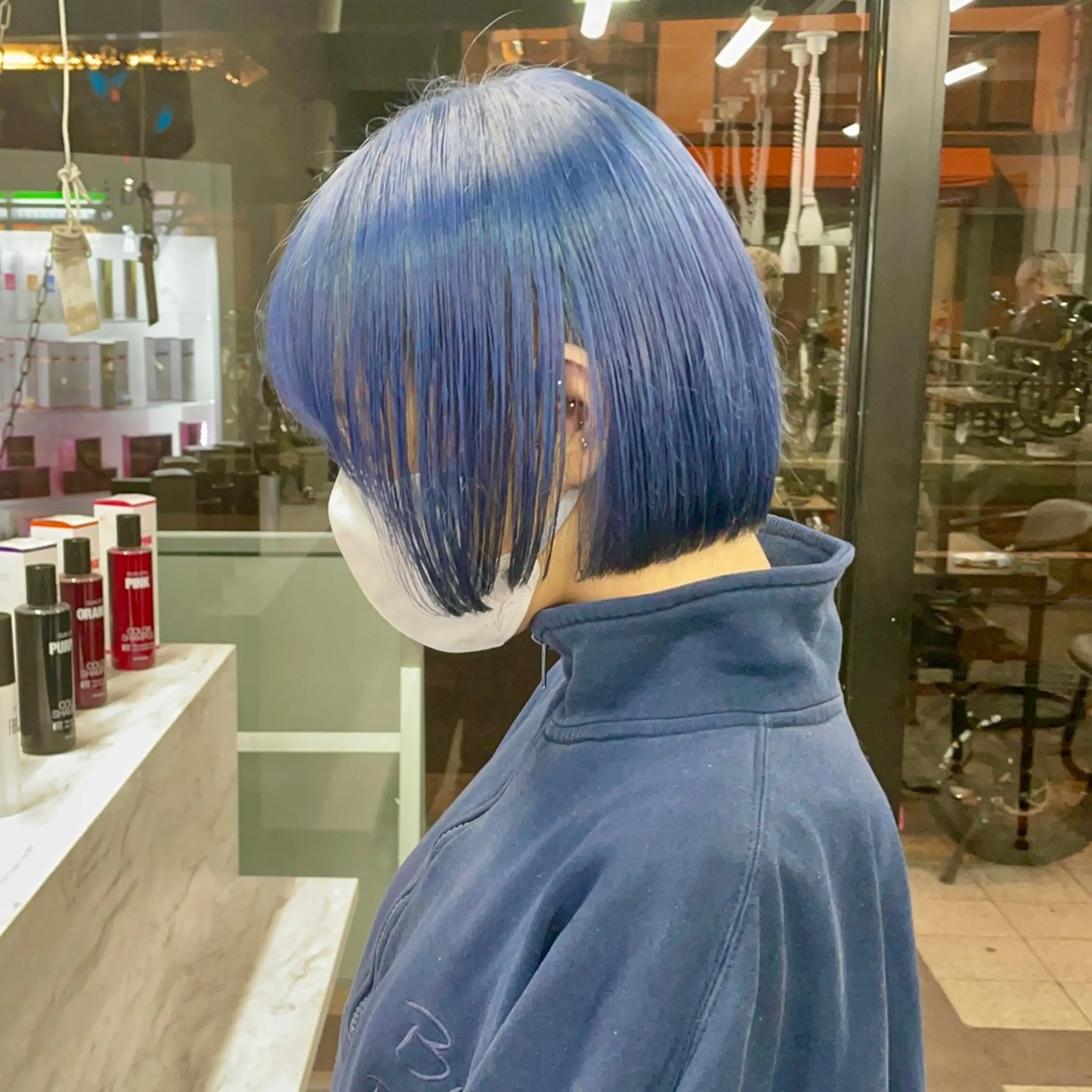 ミディアム カット ヘアカラー トリートメント 🌟ハイトーン/ボブ /RYOJU🌟のヘアスタイル