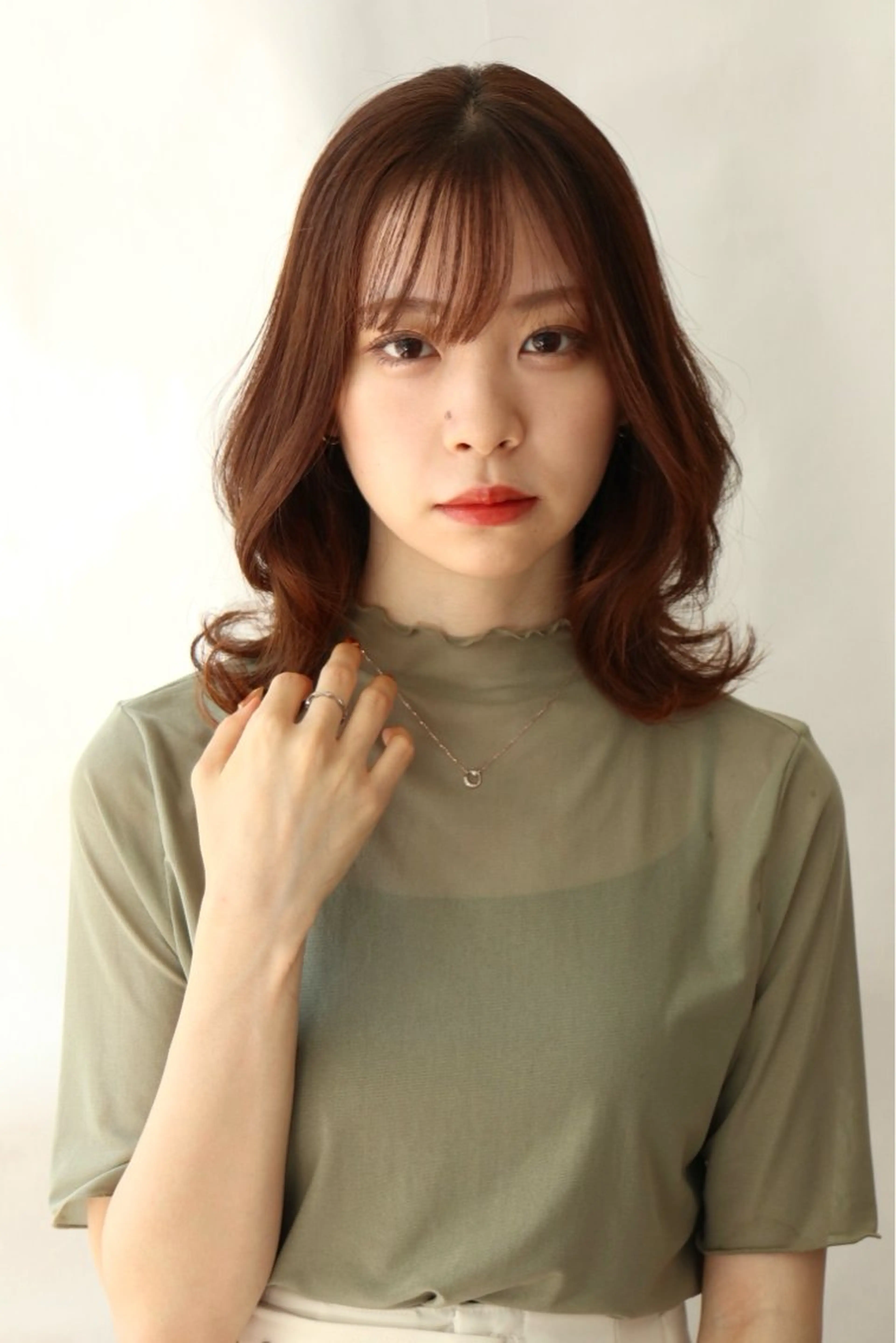 セミロング 西村 友佑のヘアスタイル