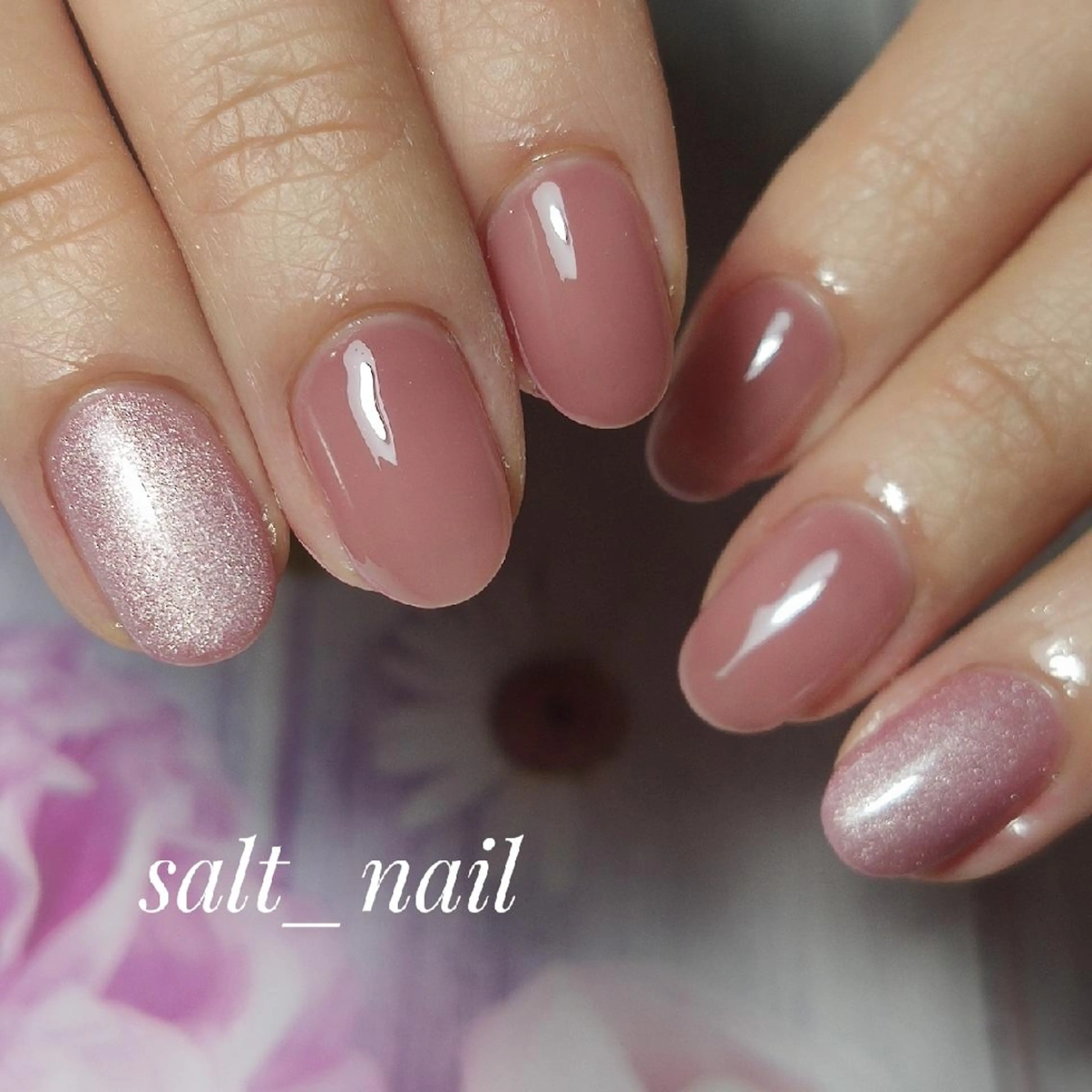 ネイル マグネットネイル ハンドネイル 個人サロン saltnailのネイルデザイン