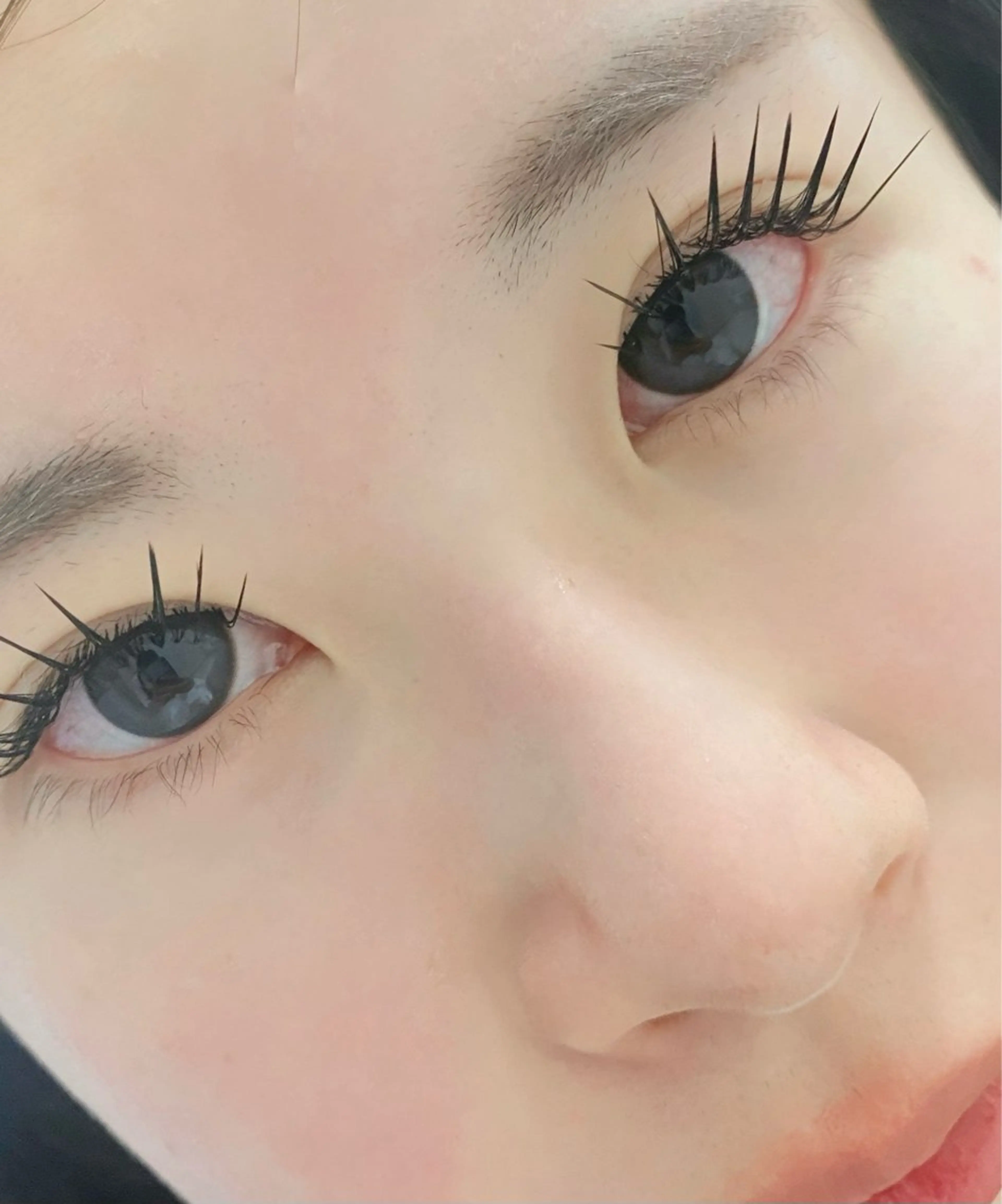 マツエク・マツパ フラットラッシュ Jカール Beauty salon Mee+所属・心斎橋/なんば Mee+のマツエク・マツパデザイン