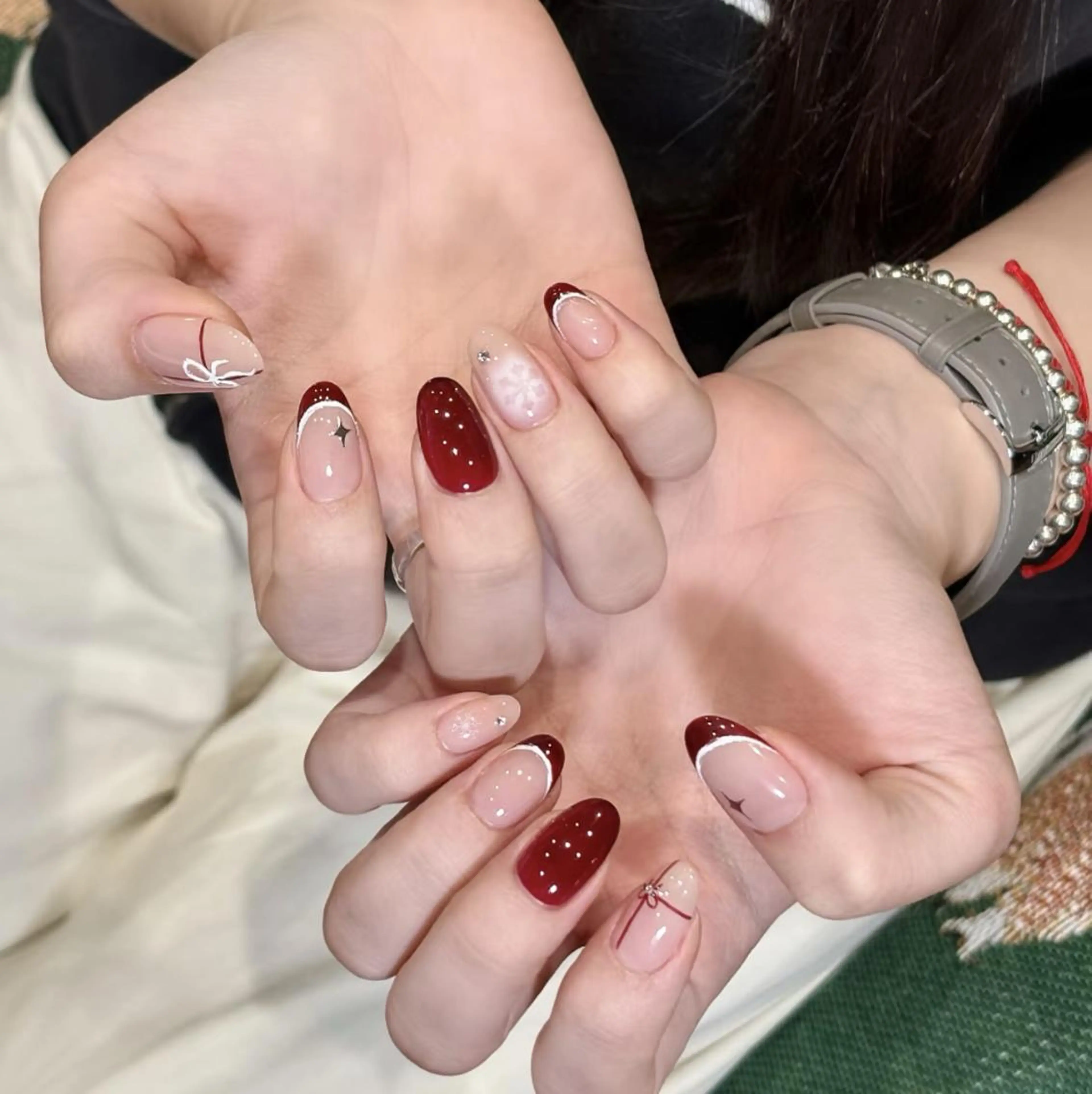 ネイル By moonネイル 🌷ワンホン/韓国風のネイルデザイン