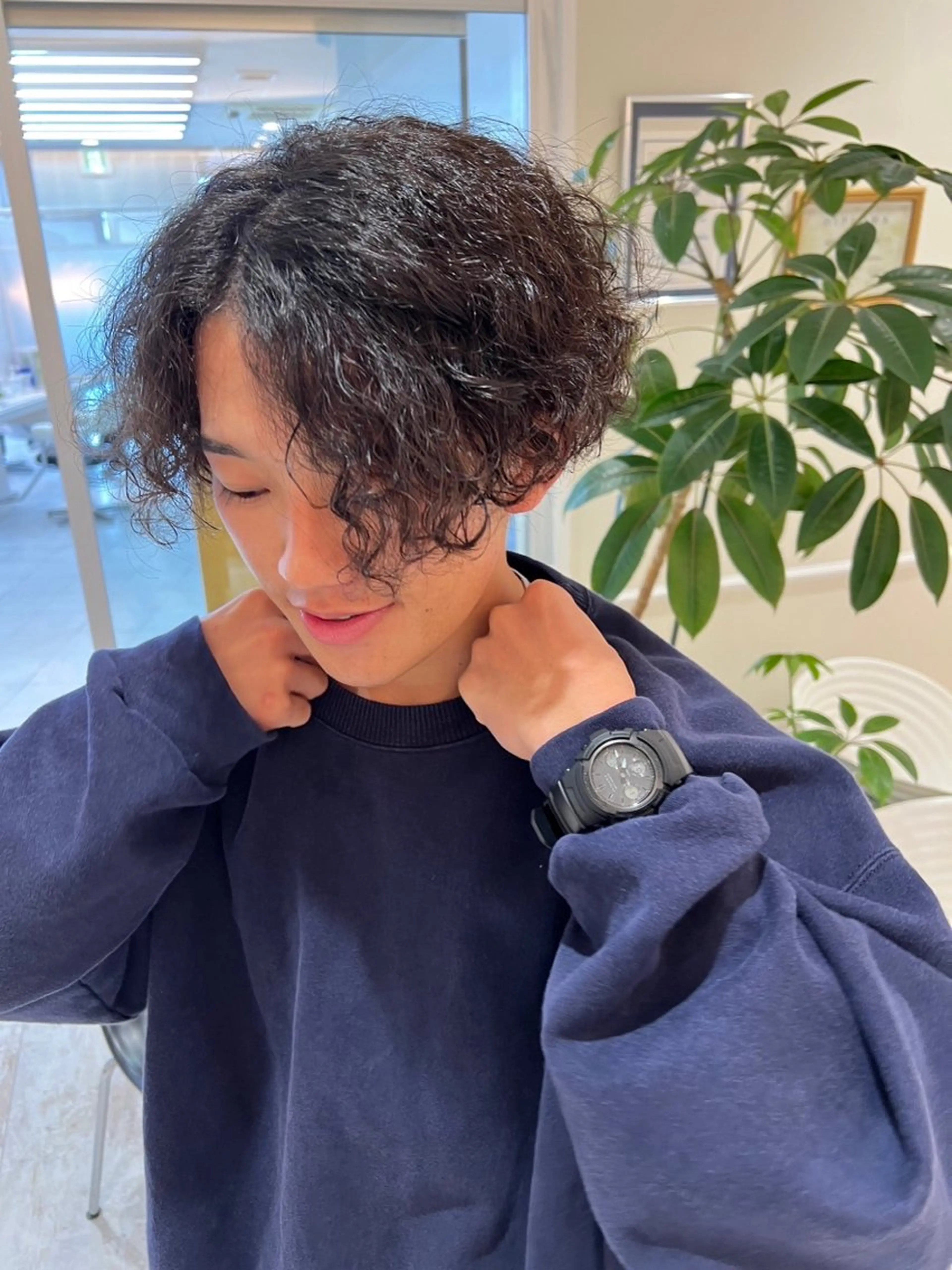 🩶カット+パーマの写真