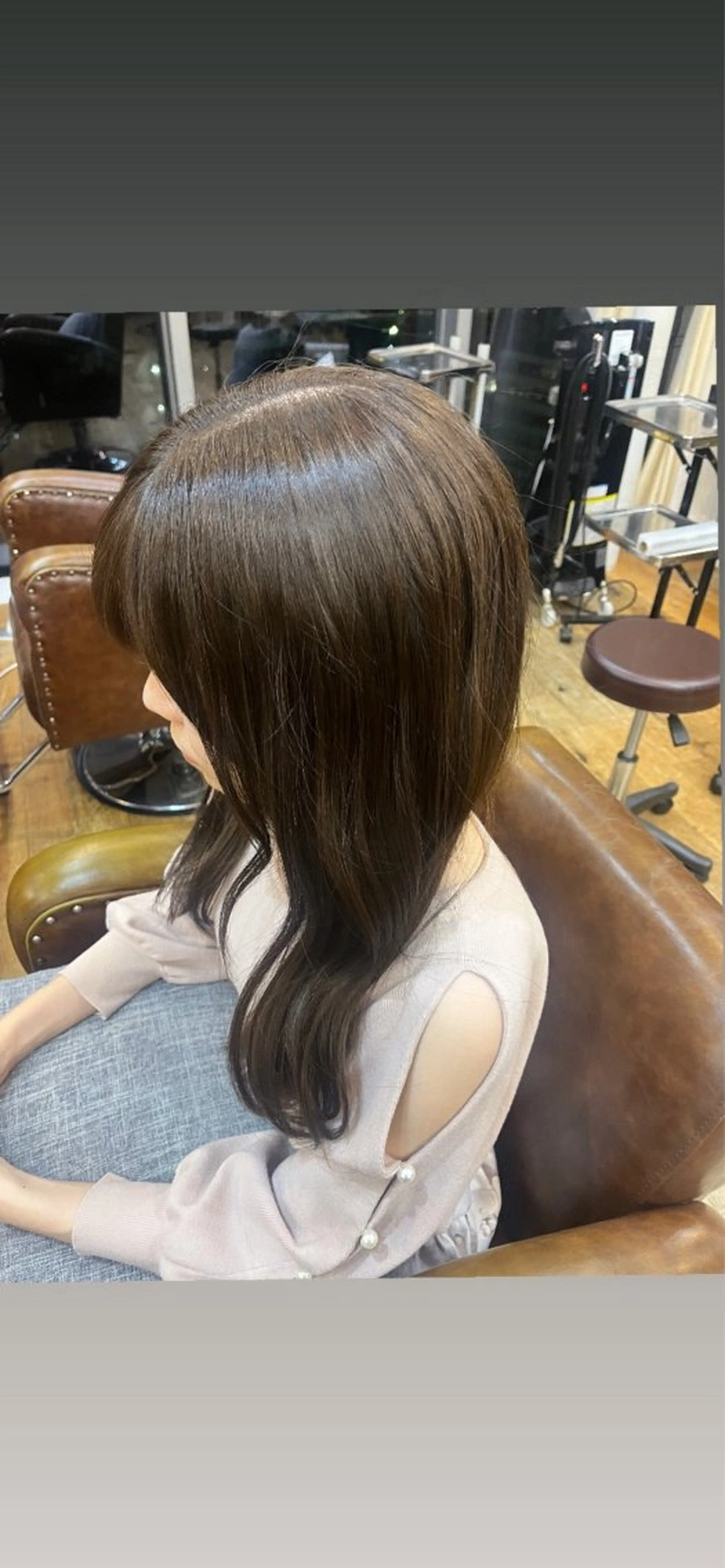 カラー グレージュ 東茉央/透明感カラー /パーマ🧸銀座のヘアスタイル